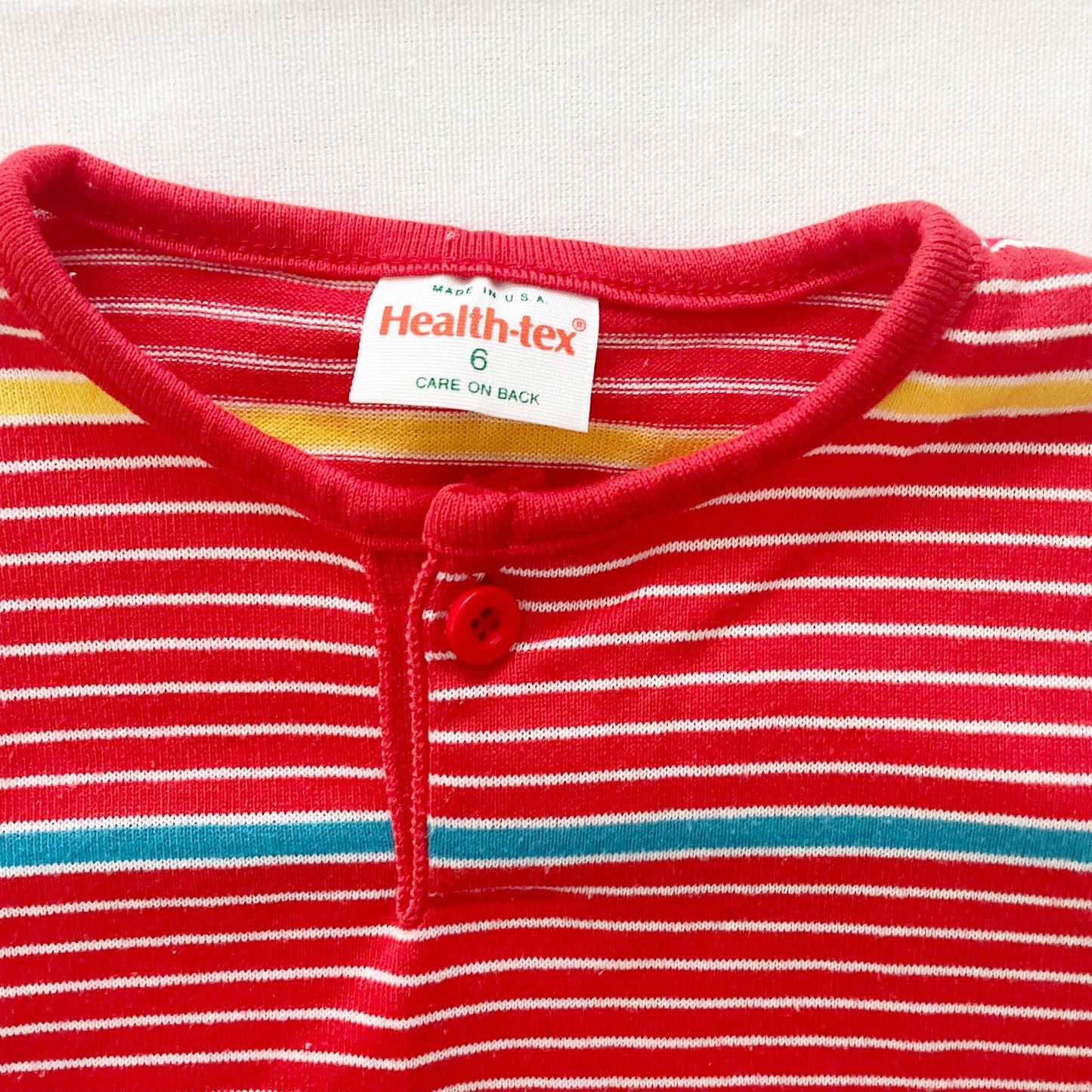 Healthtex Striped Henley Shirt