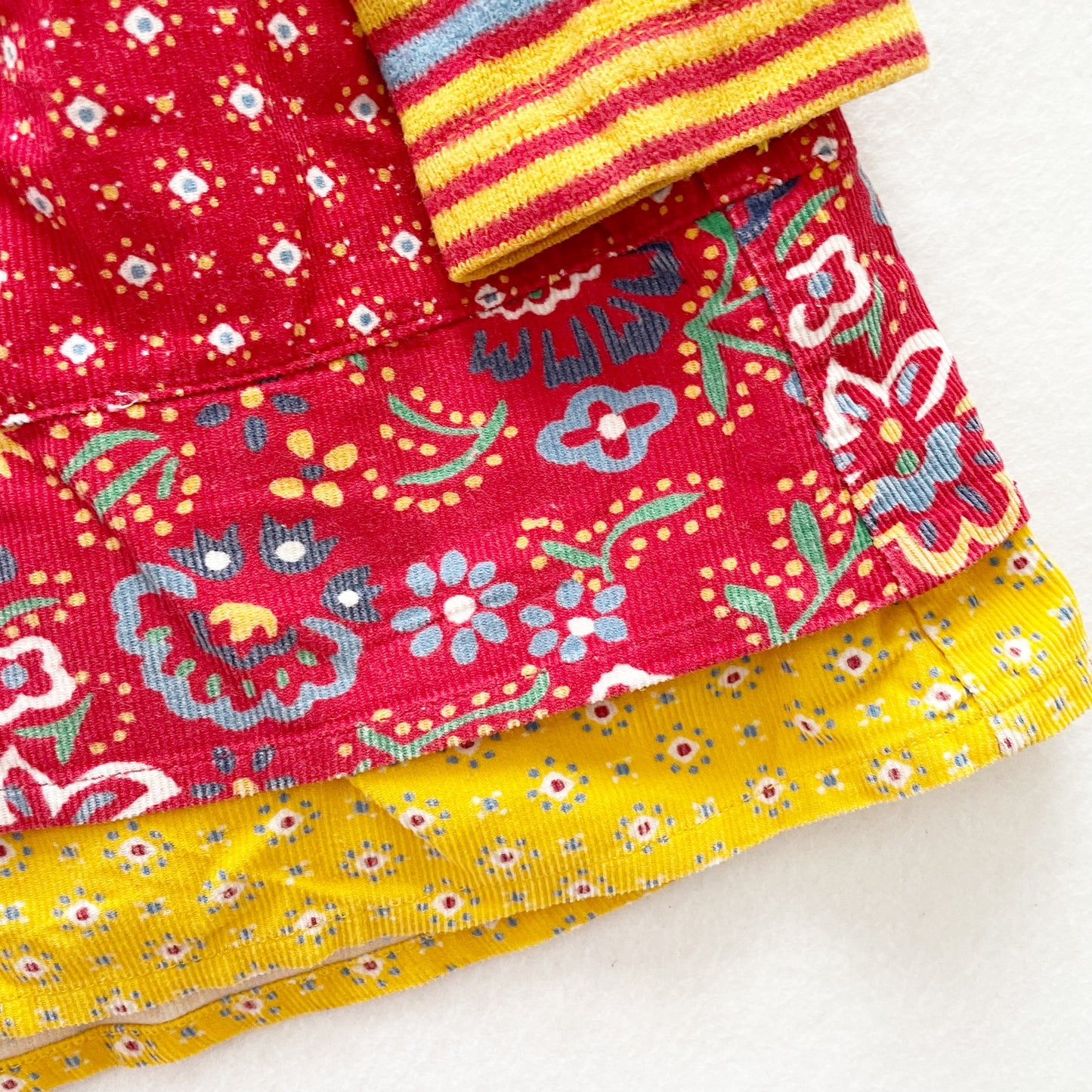 OshKosh Paisley Striped Dress - Yellow Clover Vintage Kids Clothes