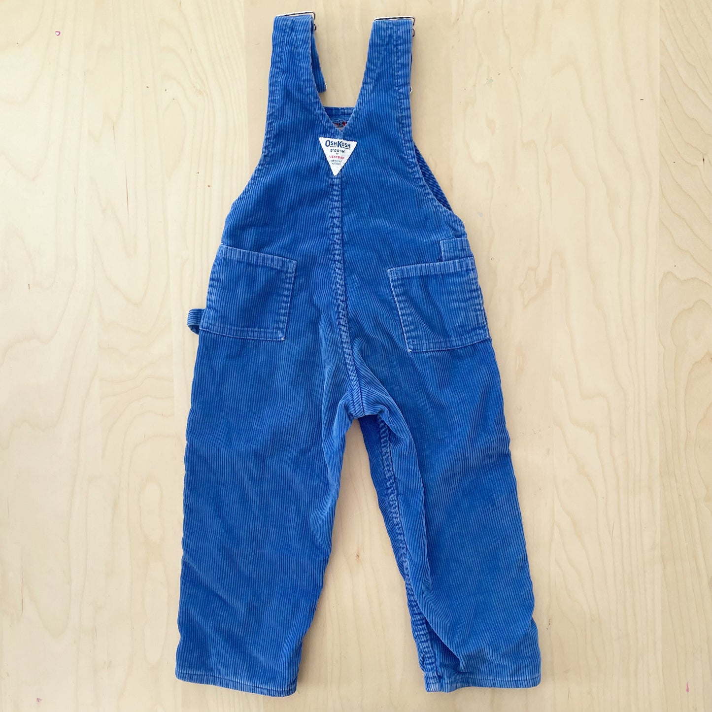 OshKosh Cord Flannel Lined Overalls