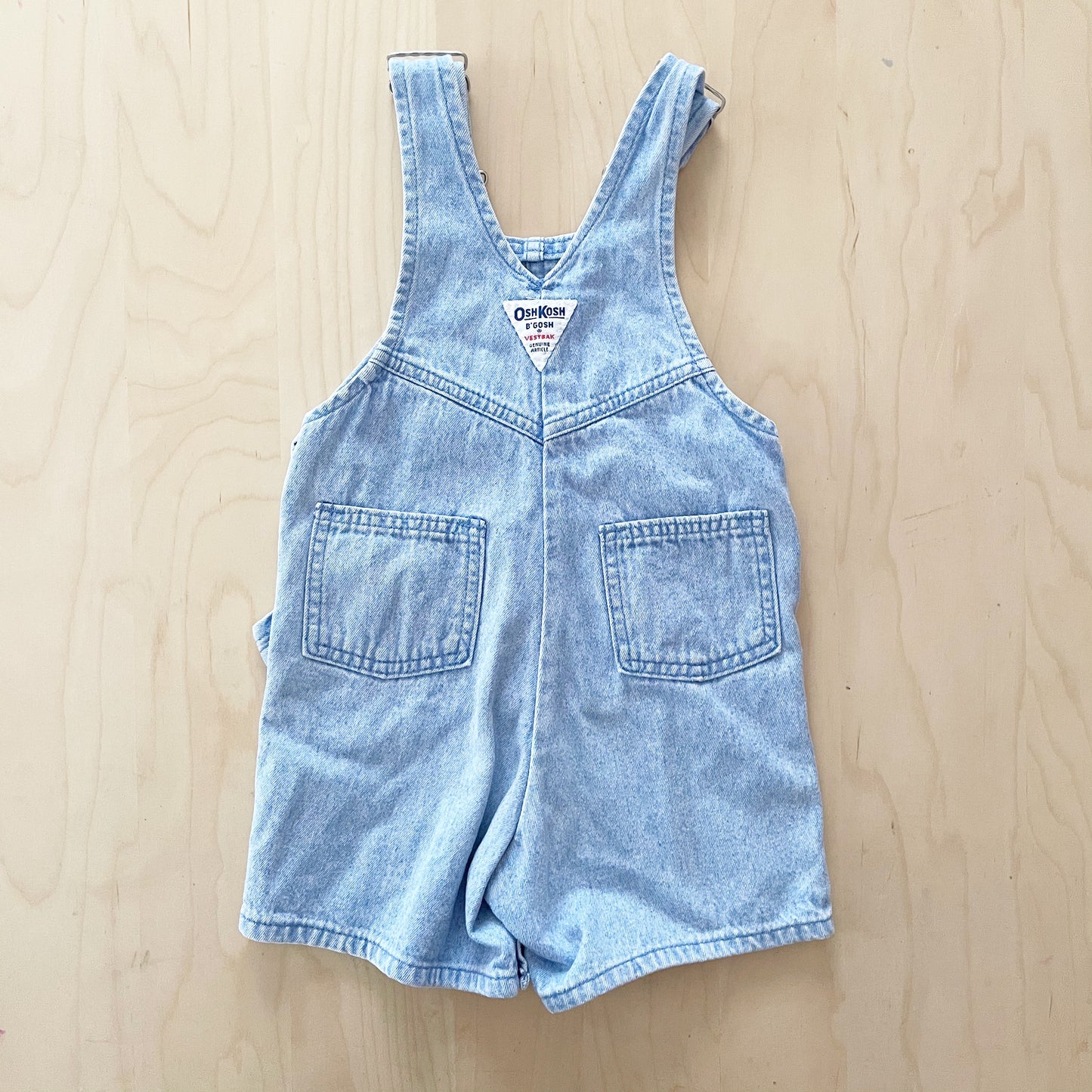 OshKosh Light Wash Denim Shortalls