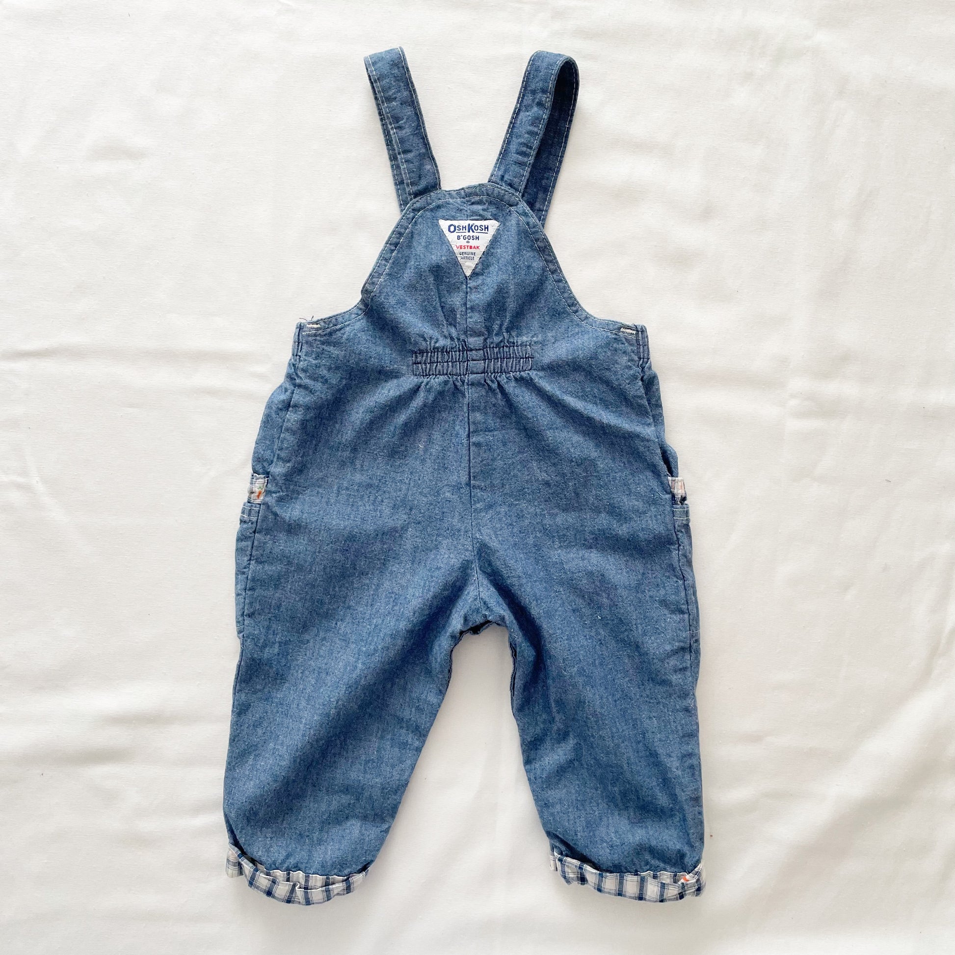 OshKosh Carrots and Bunnies Overalls Set - Yellow Clover Vintage Kids Clothes