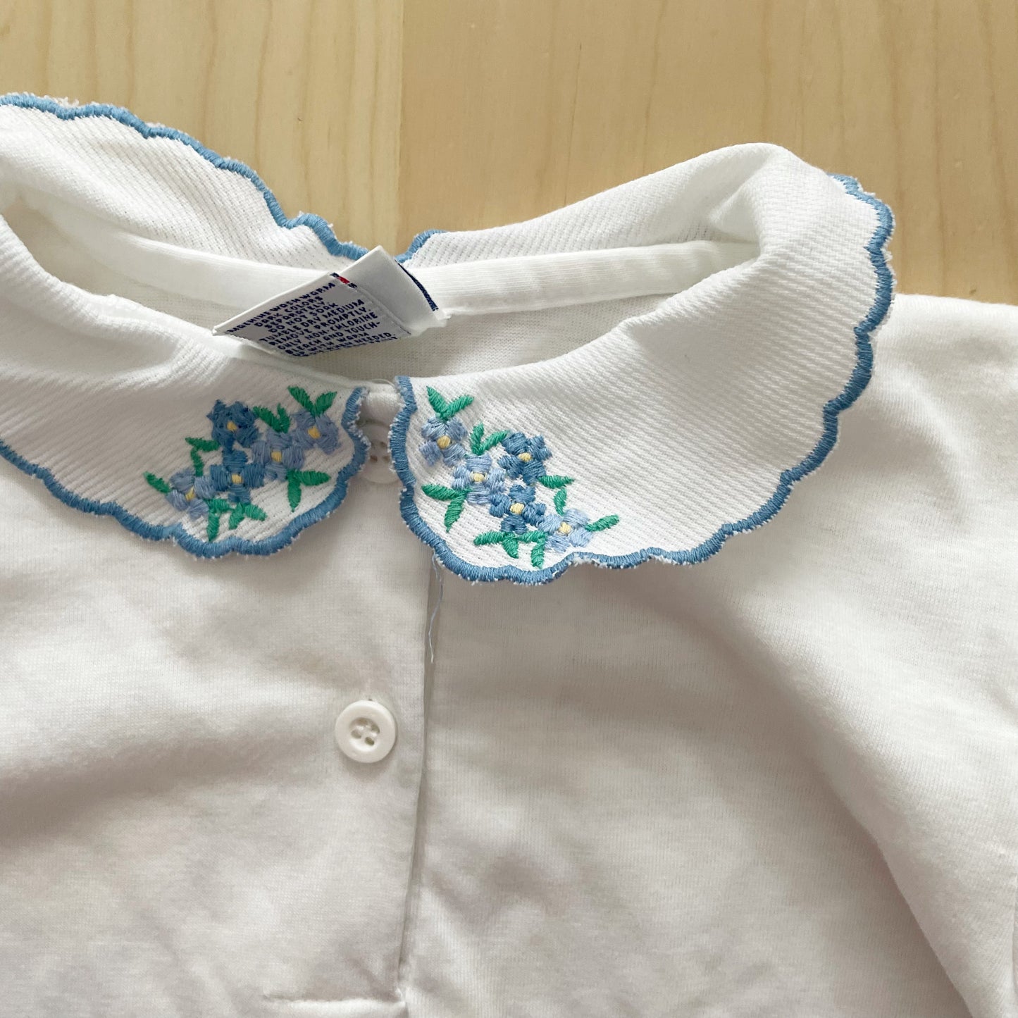 OshKosh Floral Embroidered Collar Too