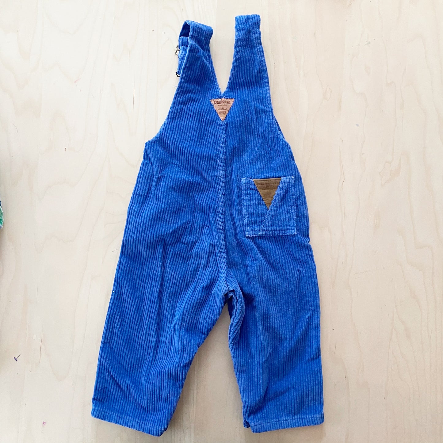 OshKosh Chunky Cord Cowboy Horse Overalls