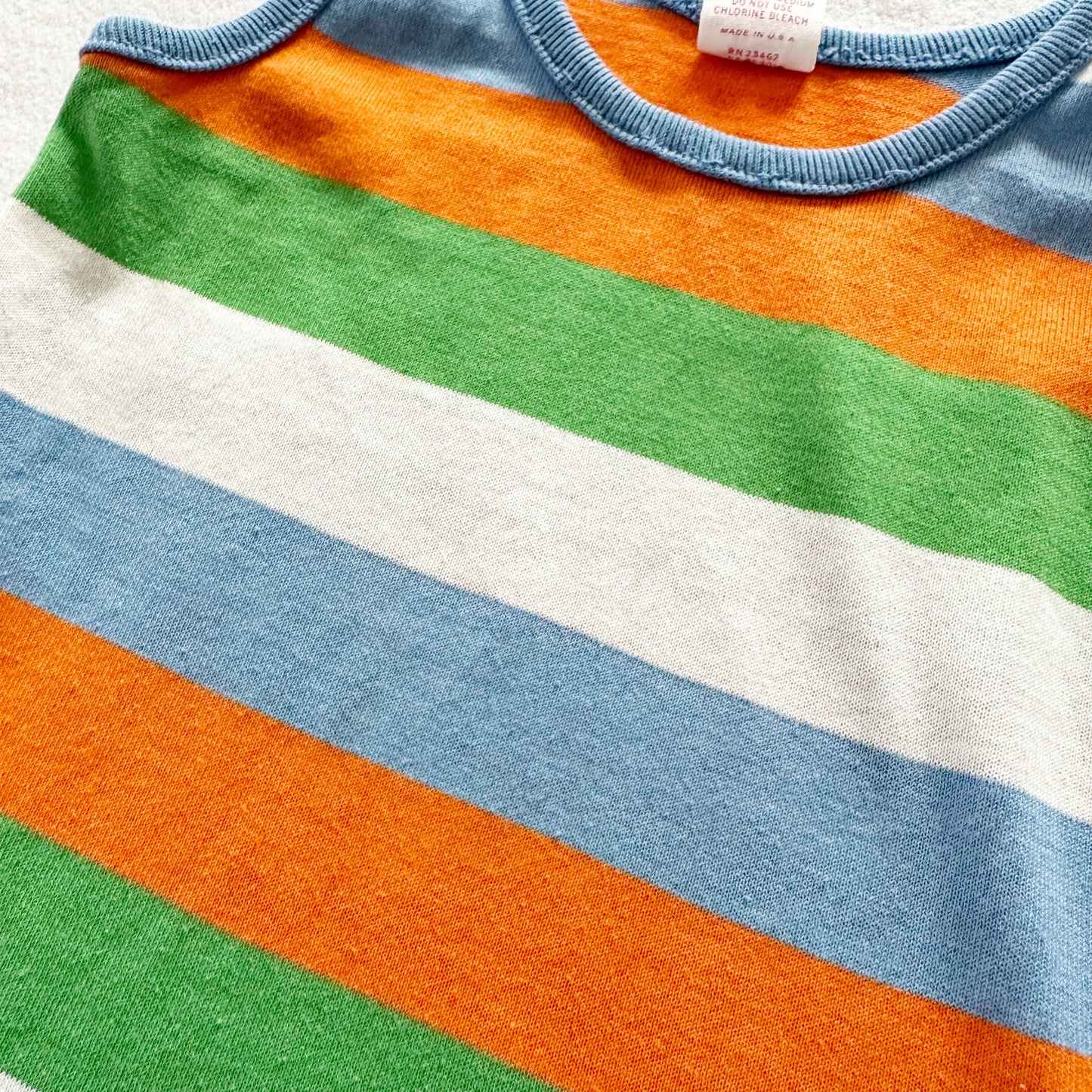 Buster Brown Striped Tank Top - Yellow Clover Vintage Kids Clothes