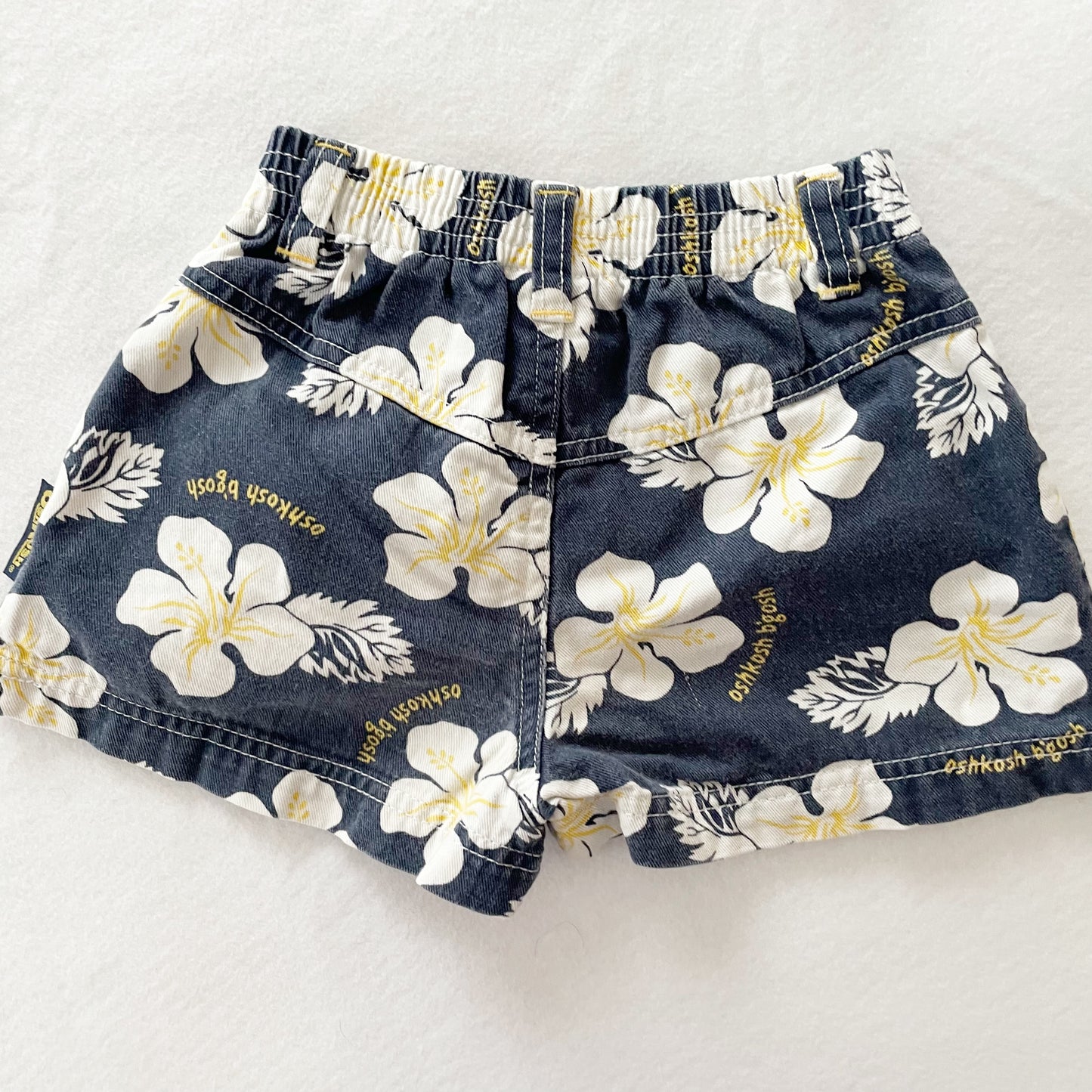OshKosh Tropical Flowers Shorts + Hat