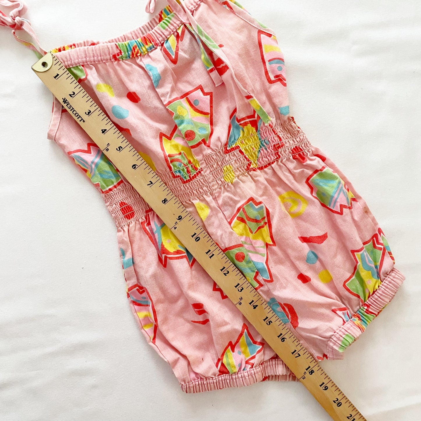 Carrots Brand Funky Fish Print Sunsuit • 6y (?)
