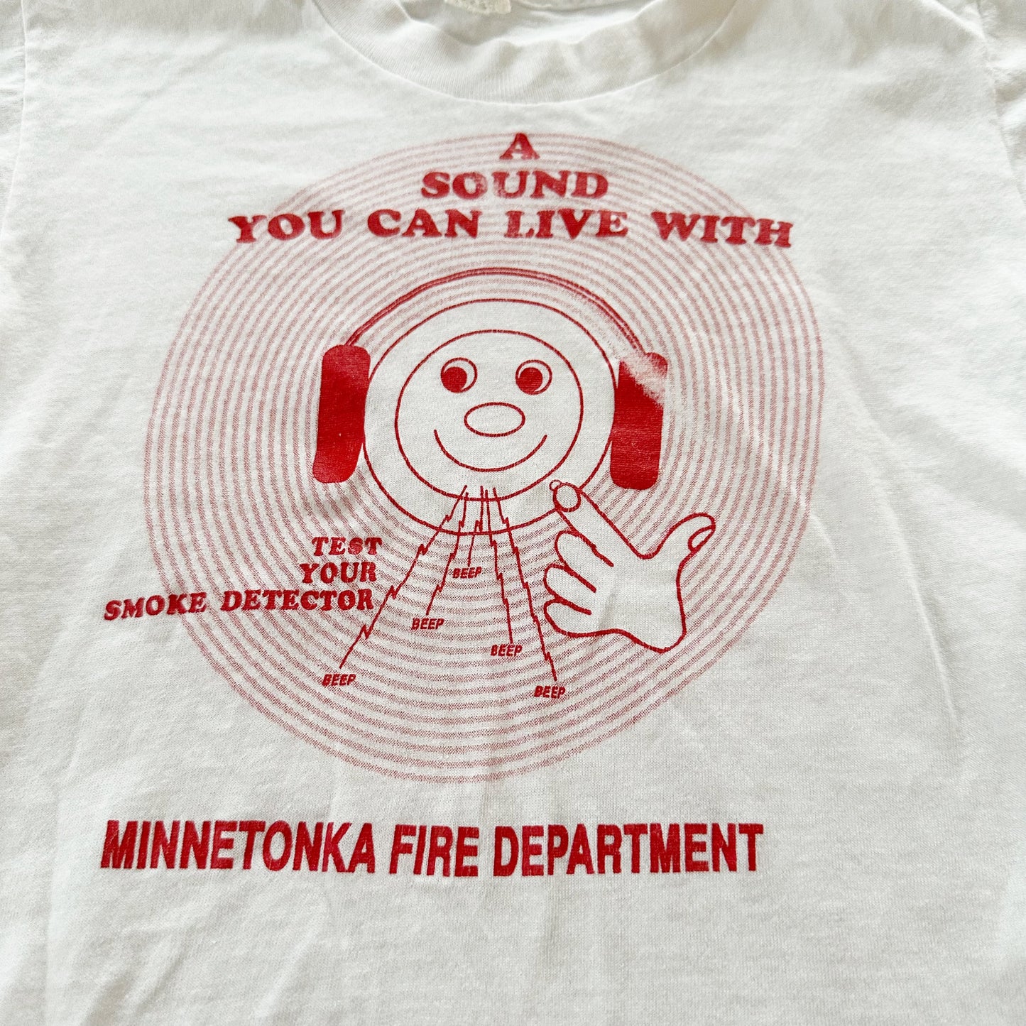 Minnetonka Fire Department Tee - Yellow Clover Vintage Kids Clothes