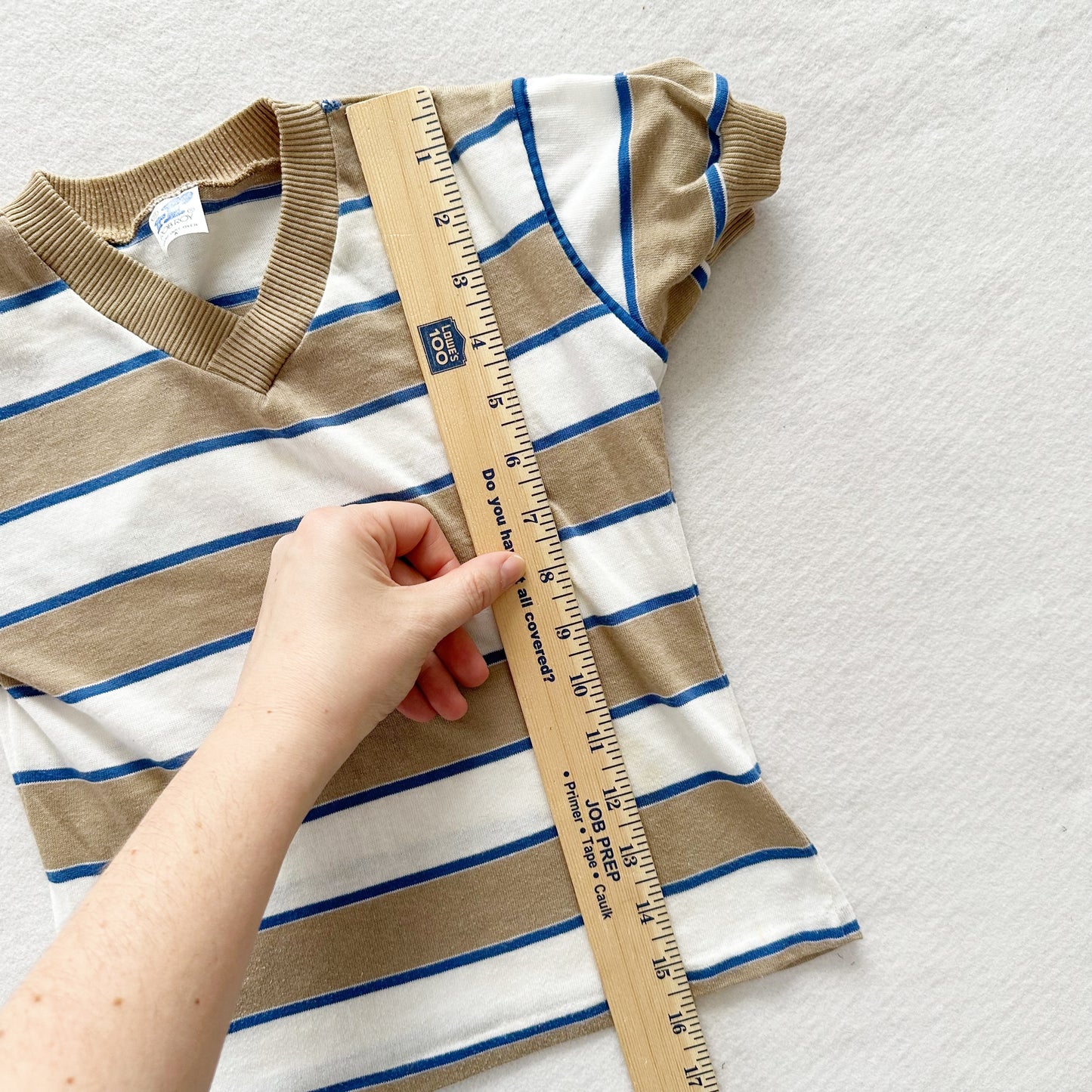 Rob Roy Striped Tee - Yellow Clover Vintage Kids Clothes