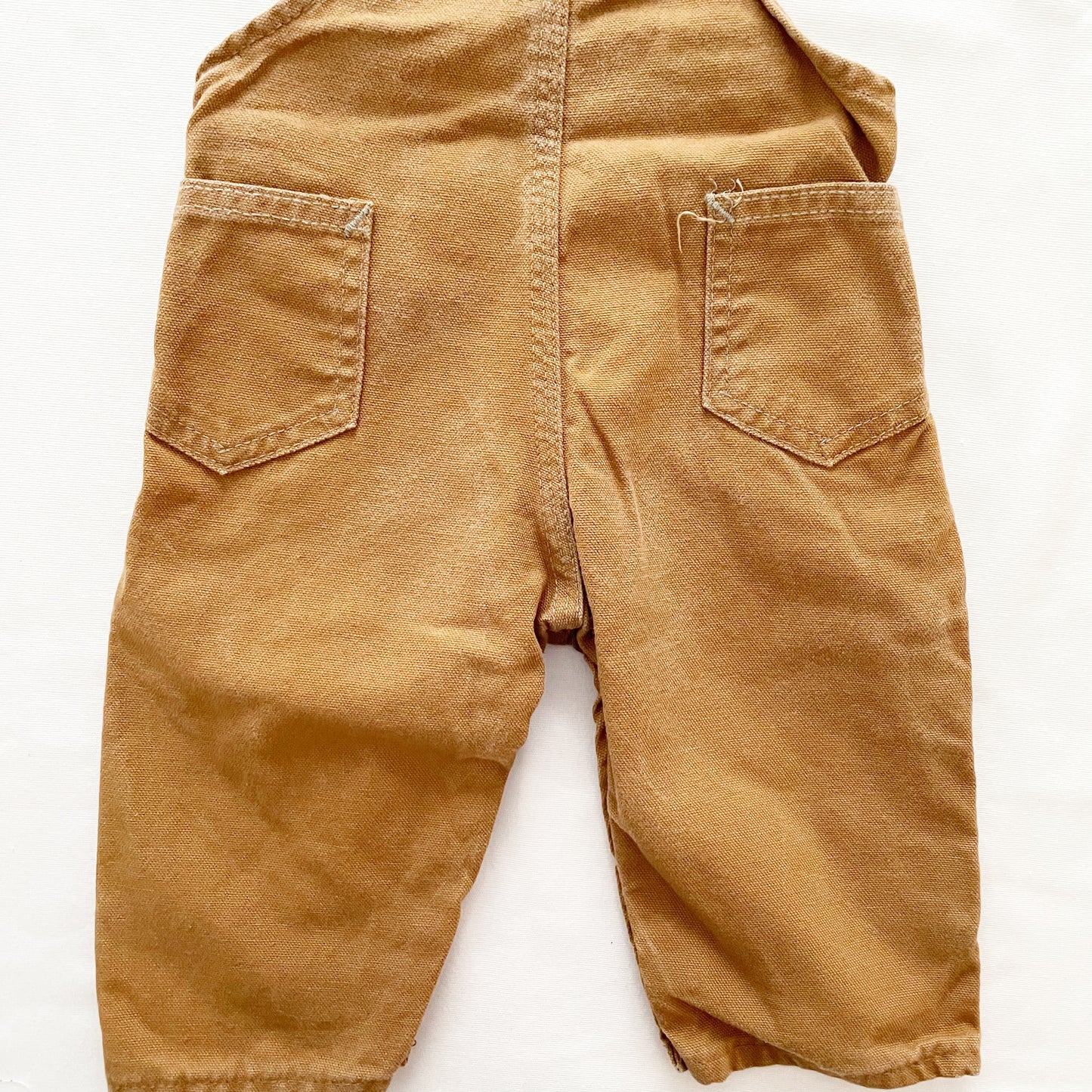 Carhartt Tan Overalls • 12m - Yellow Clover Vintage Kids Clothes