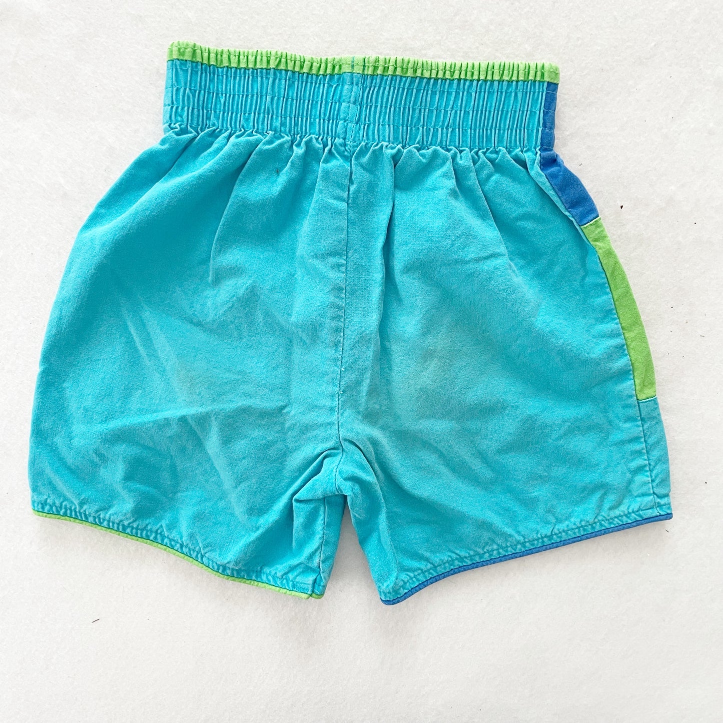 OshKosh Windsurfer Shorts - Yellow Clover Vintage Kids Clothes