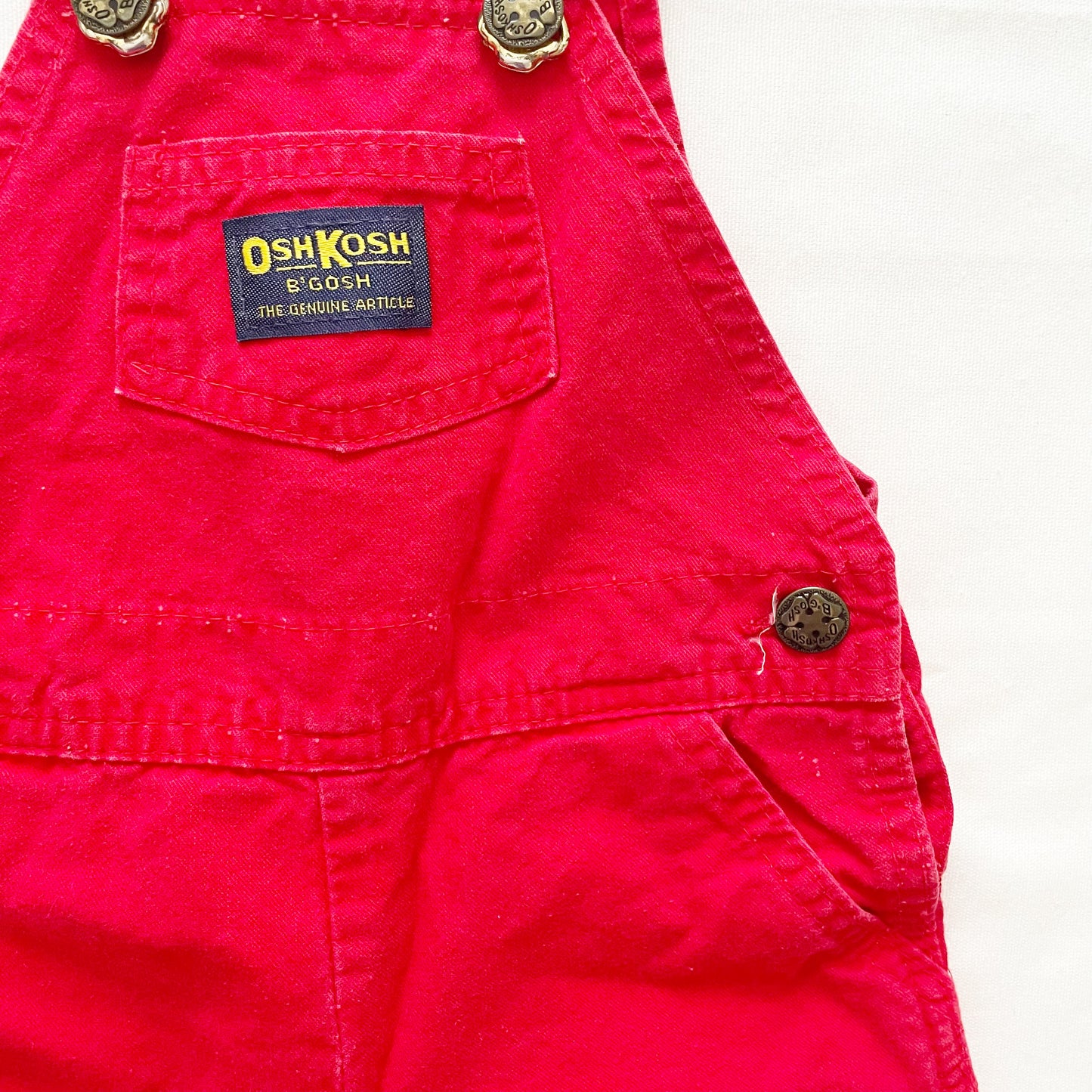 OshKosh Red Classic Cut Overalls