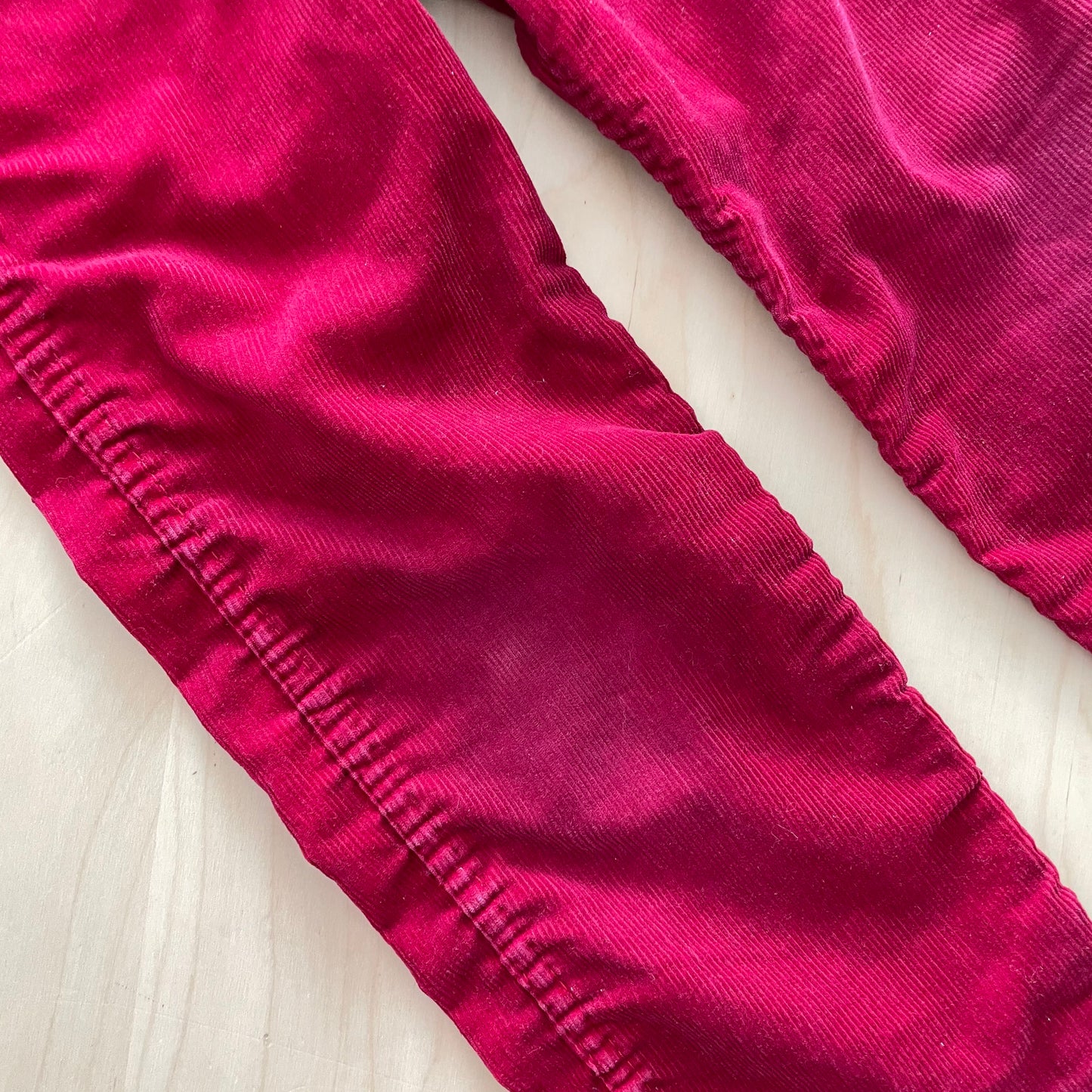 OshKosh Dark Red Fine Cord Overalls