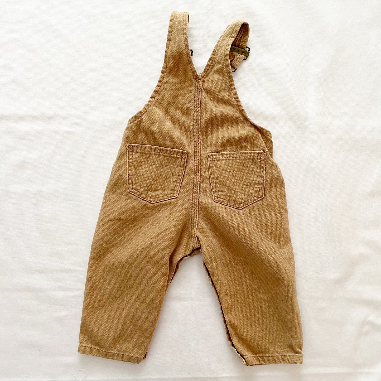 Carhartt Tan Overalls • 12m - Yellow Clover Vintage Kids Clothes
