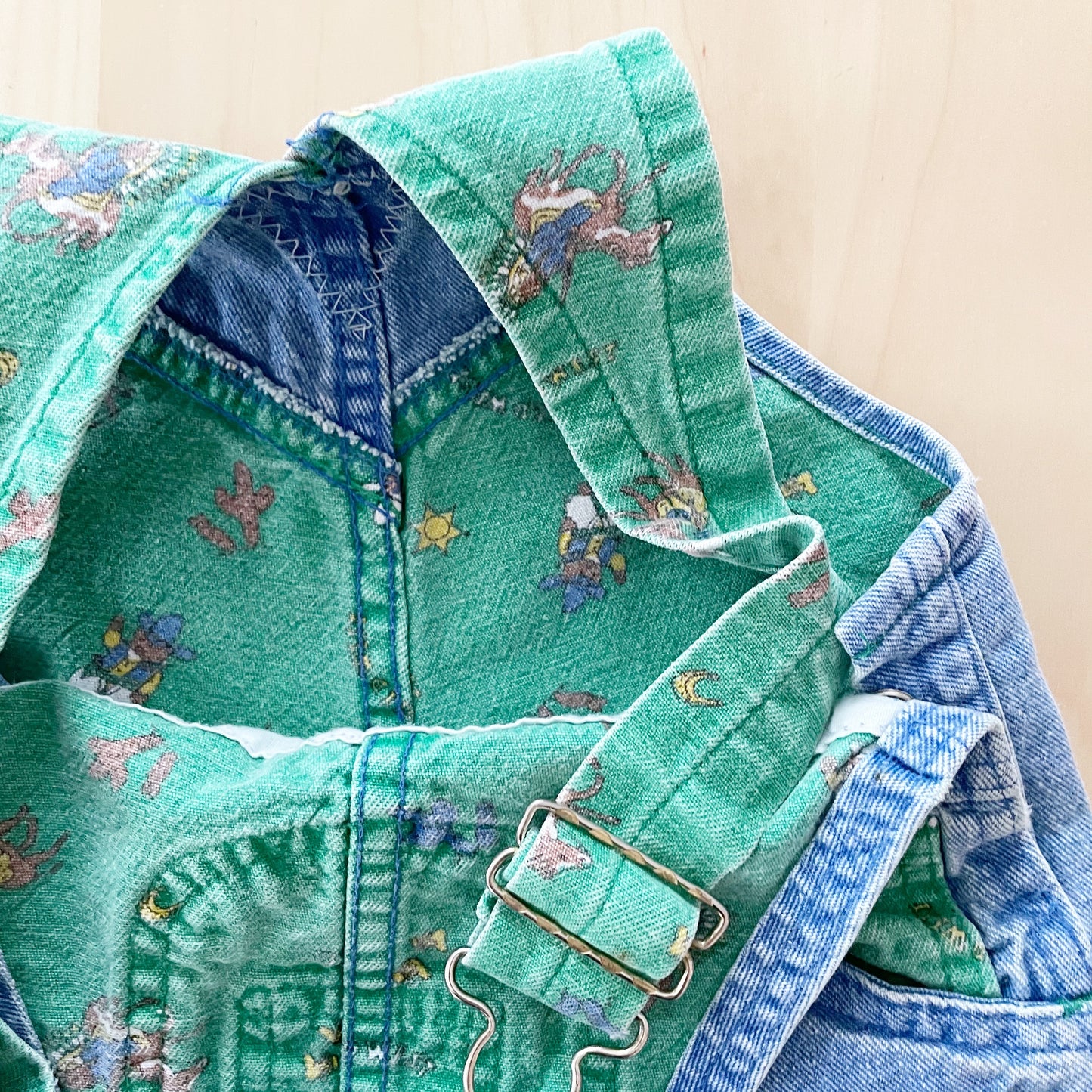 OshKosh Blue Wash Cowboy Detail Overalls