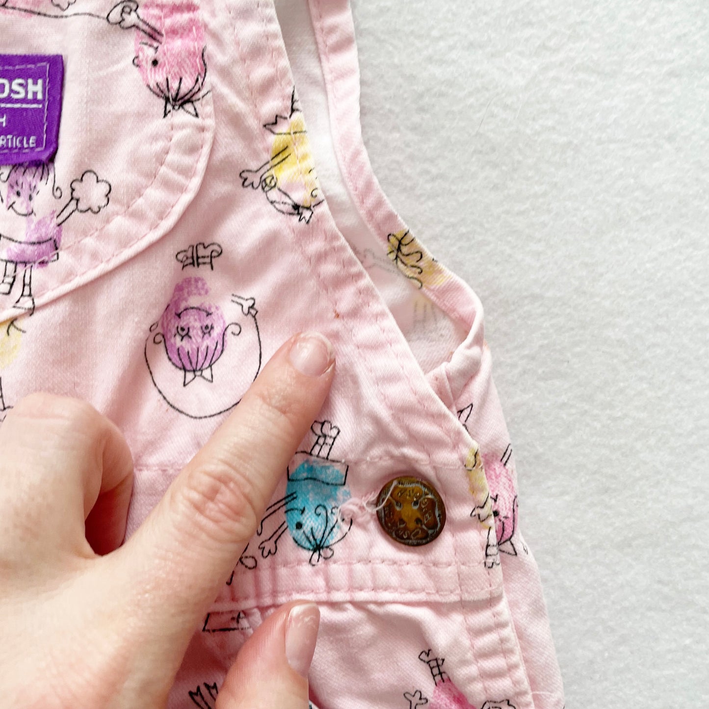OshKosh Fingerprint People Shortalls