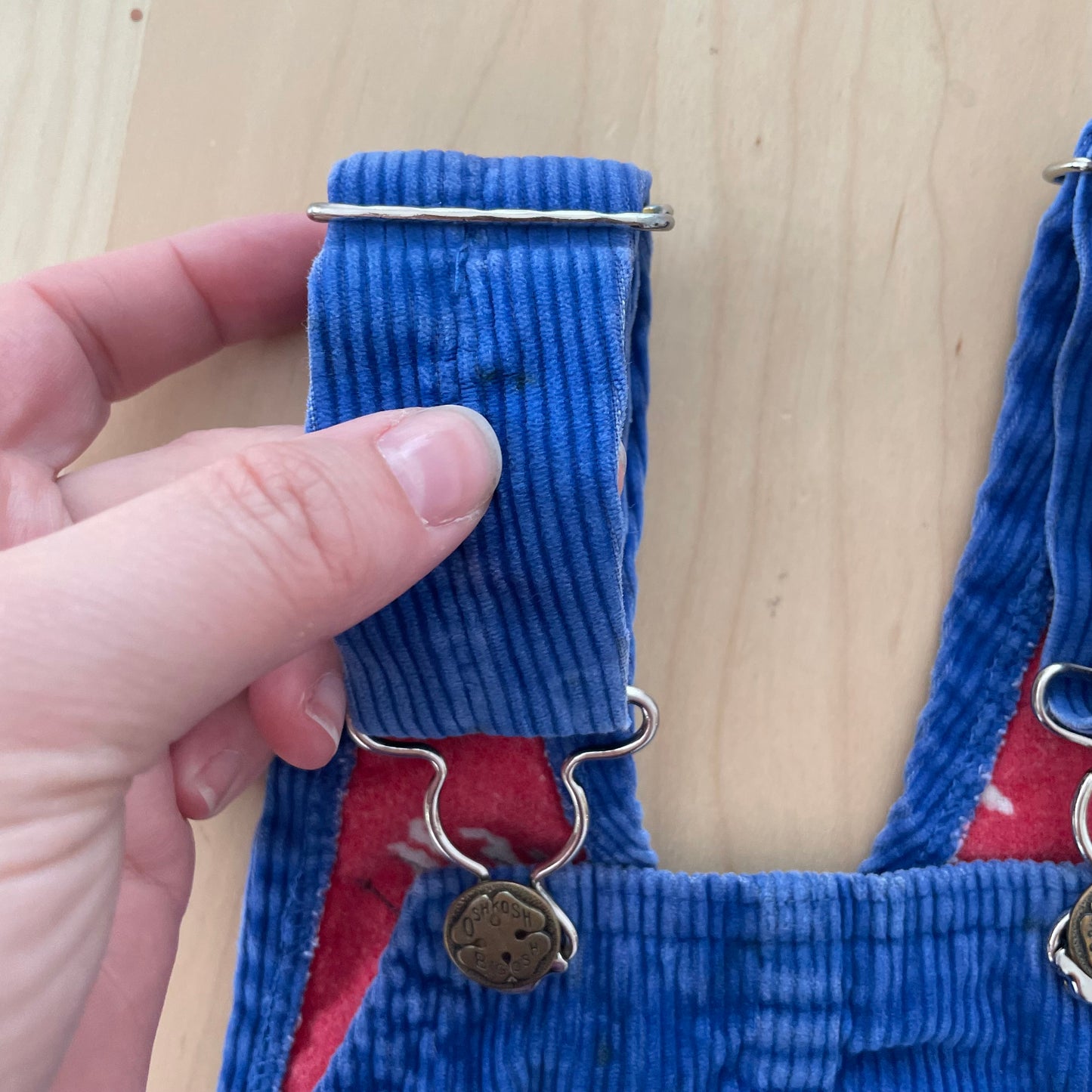 OshKosh Cord Flannel Lined Overalls