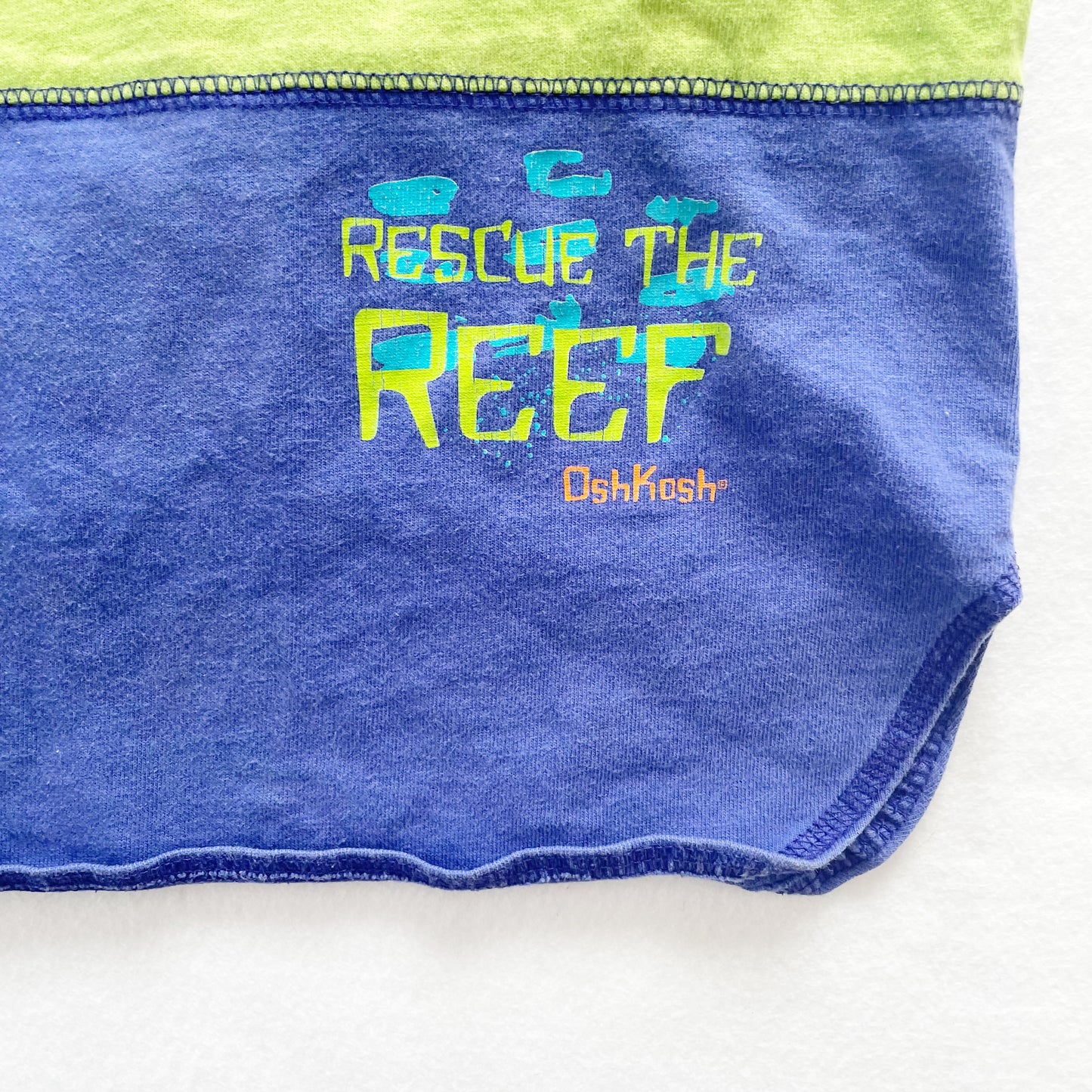 OshKosh Rescue the Reef Tank - Yellow Clover Vintage Kids Clothes