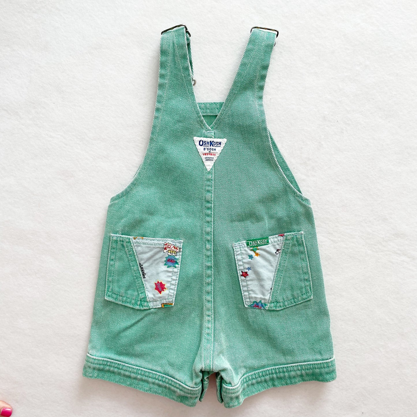 Captain OshKosh Mint Shortalls