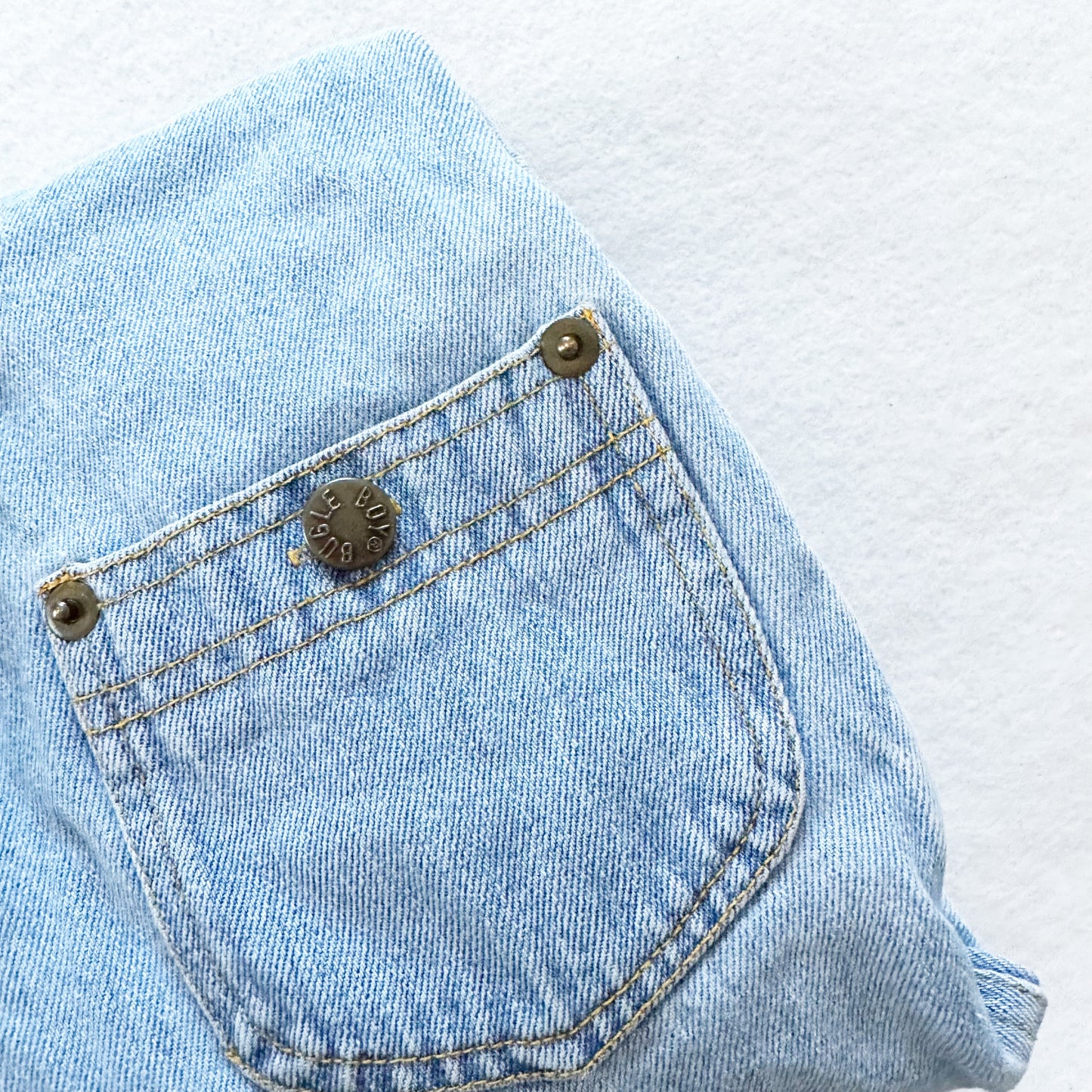 Bugle Boy Lighter Wash Overalls