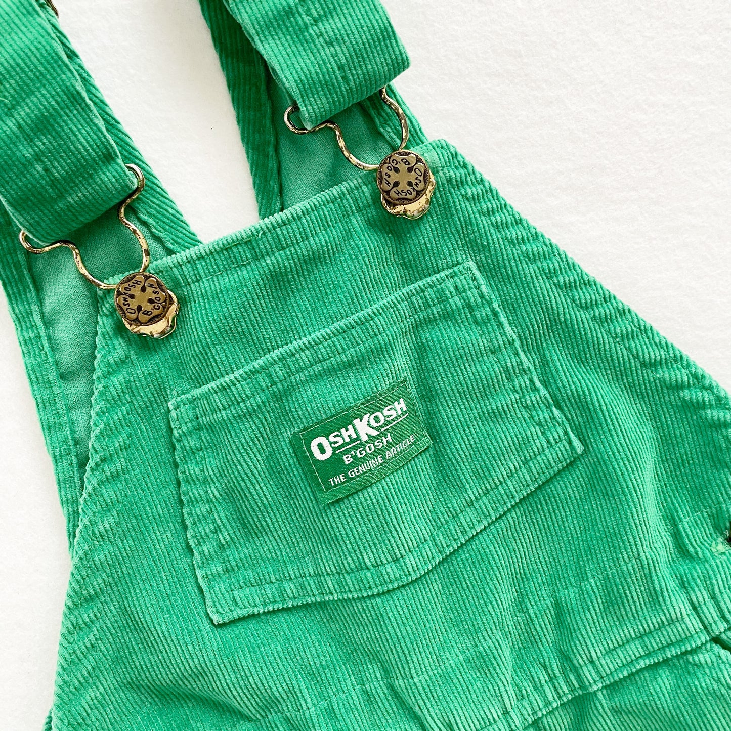 OshKosh Kelly Green Cord Overalls