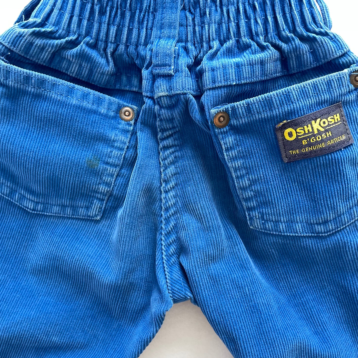 OshKosh Blue Cord Pants - Yellow Clover Vintage Kids Clothes