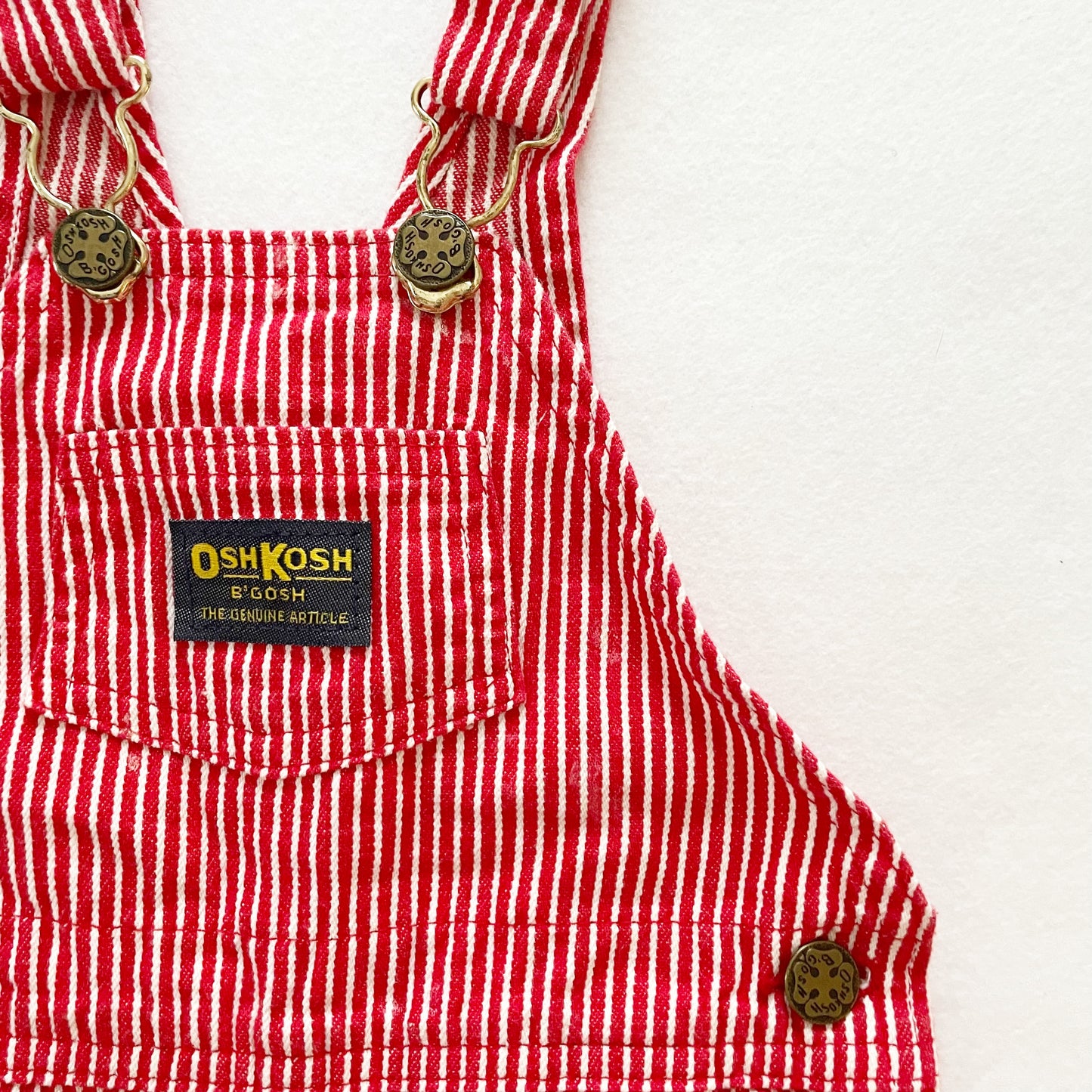 OshKosh Hickory Striped Shortalls