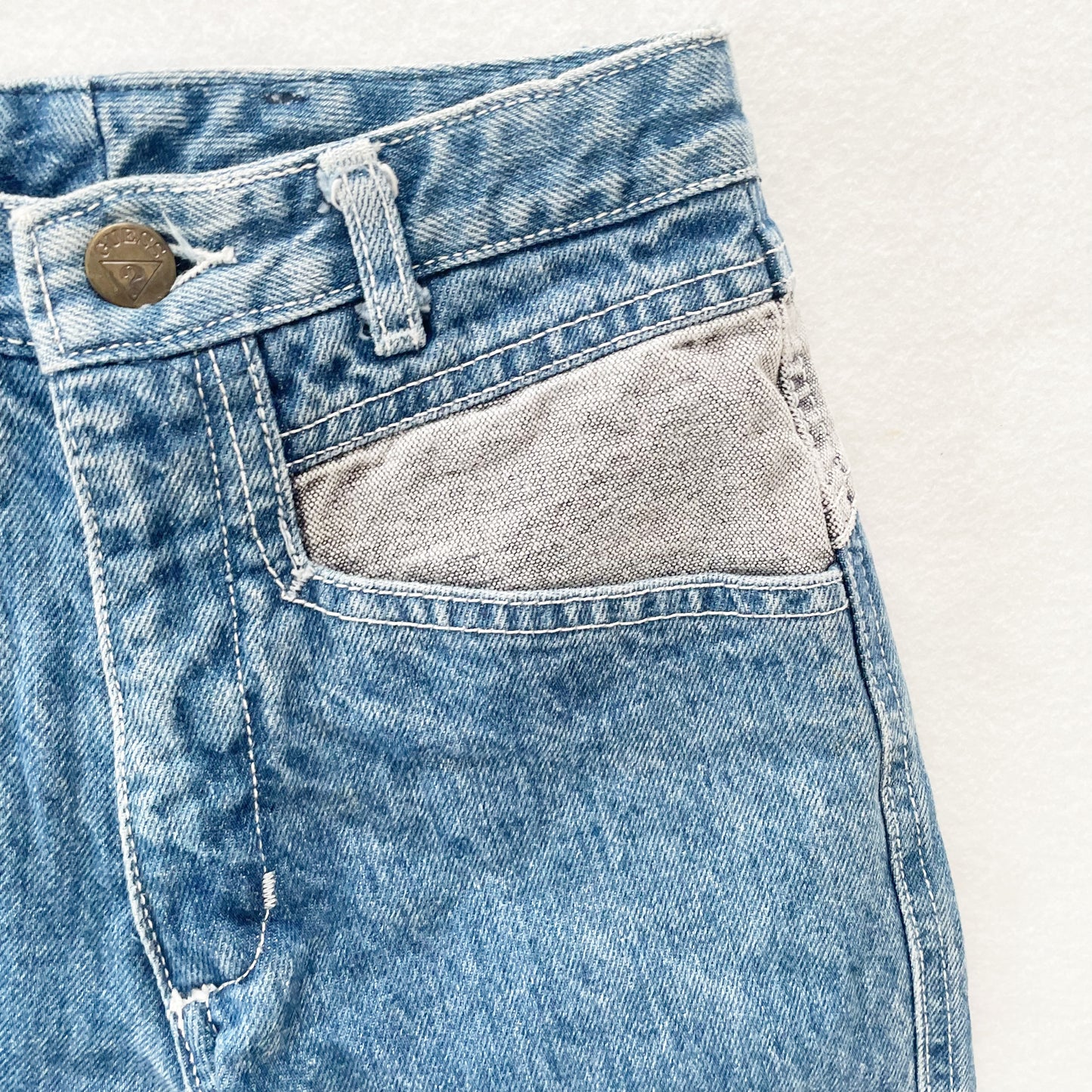 Guess Acid Wash Jeans • 8y - Yellow Clover Vintage Kids Clothes