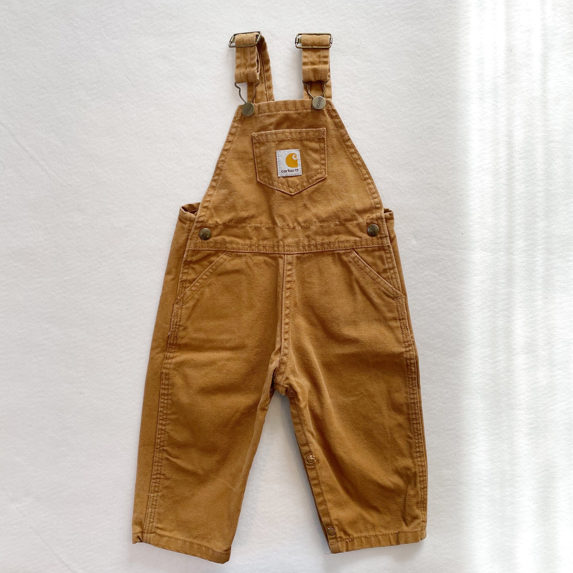 Carhartt Tan Overalls • 24m - Yellow Clover Vintage Kids Clothes