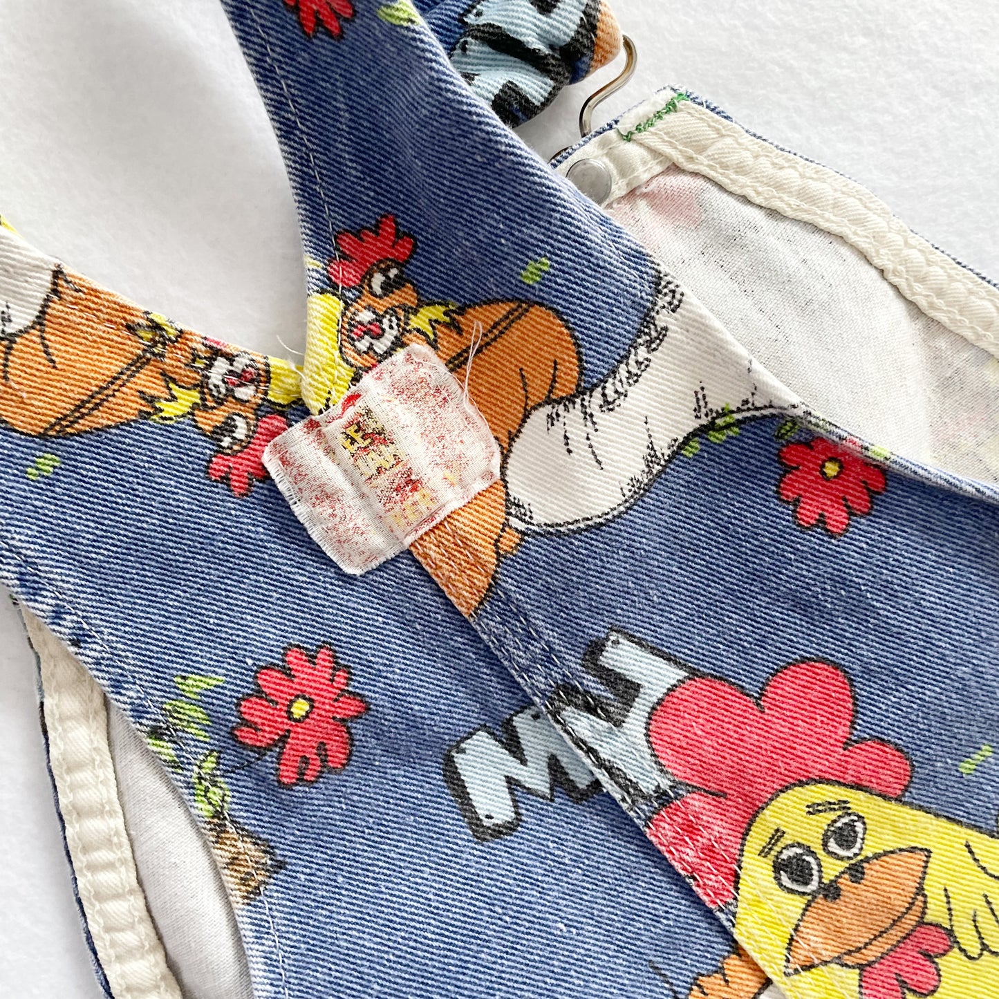 Liberty Hee Haw Overalls - Yellow Clover Vintage Kids Clothes