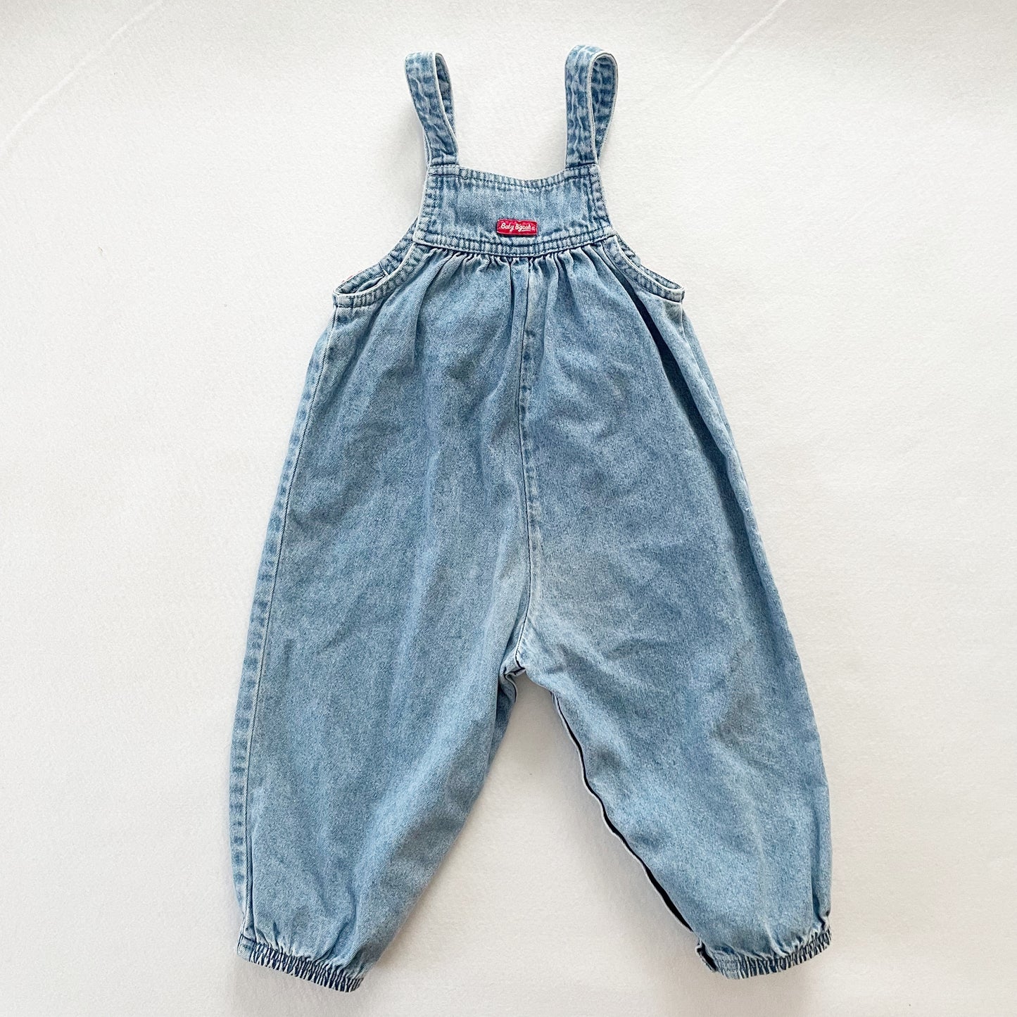 Baby B’gosh Lighter Denim Bubble Overalls with Hat
