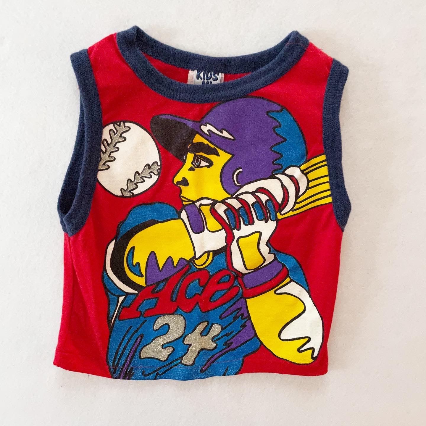 Vintage Kids N’ Fun Toddler Baseball Tank