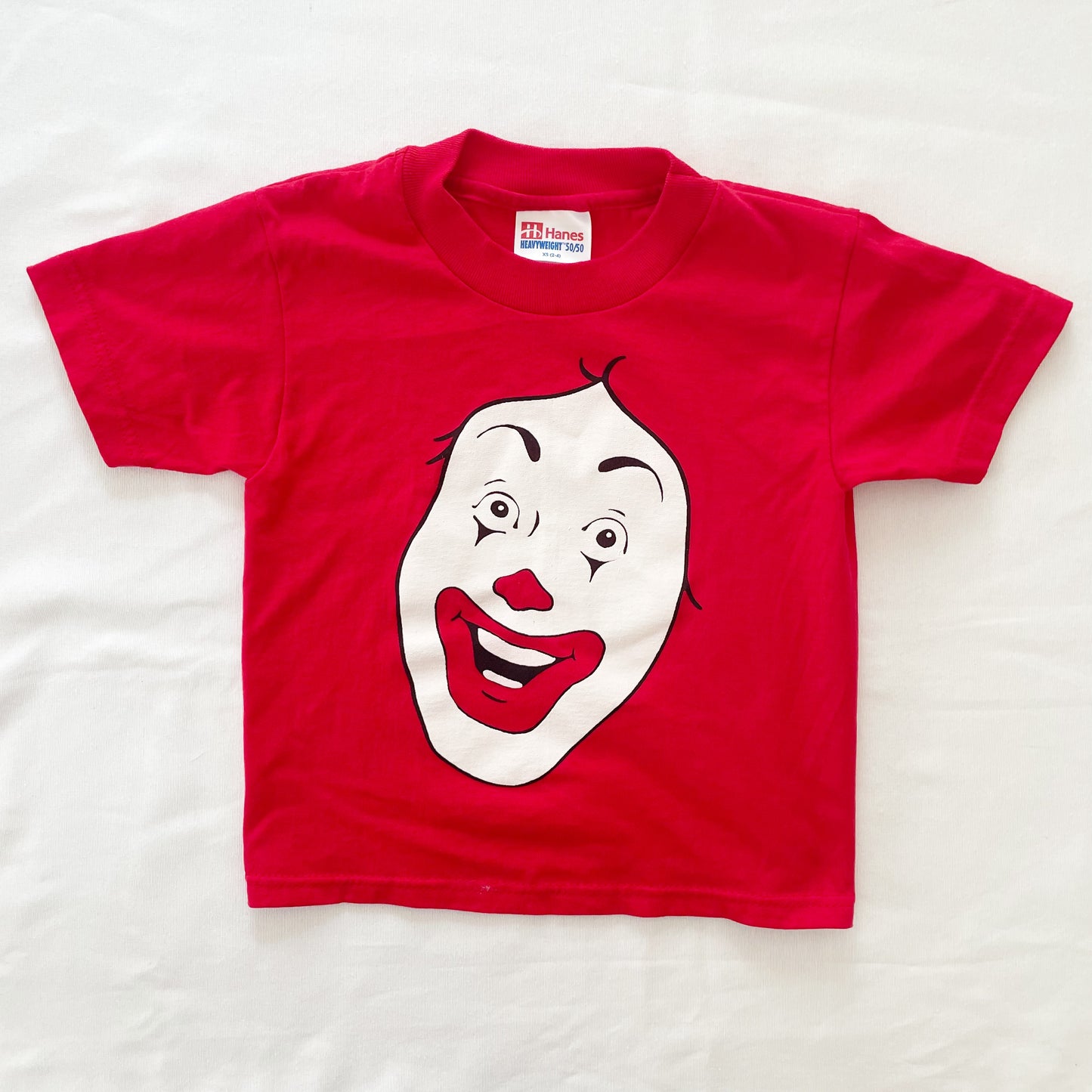 Ronald McDonald Graphic Tee • 2/4y - Yellow Clover Vintage Kids Clothes