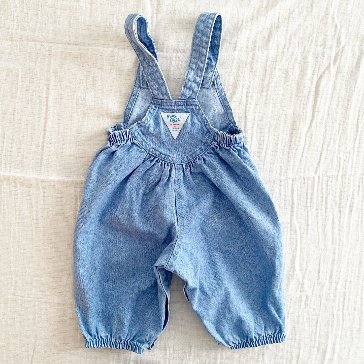 Baby B’gosh Cross Front Bubble Overalls - Yellow Clover Vintage Kids Clothes
