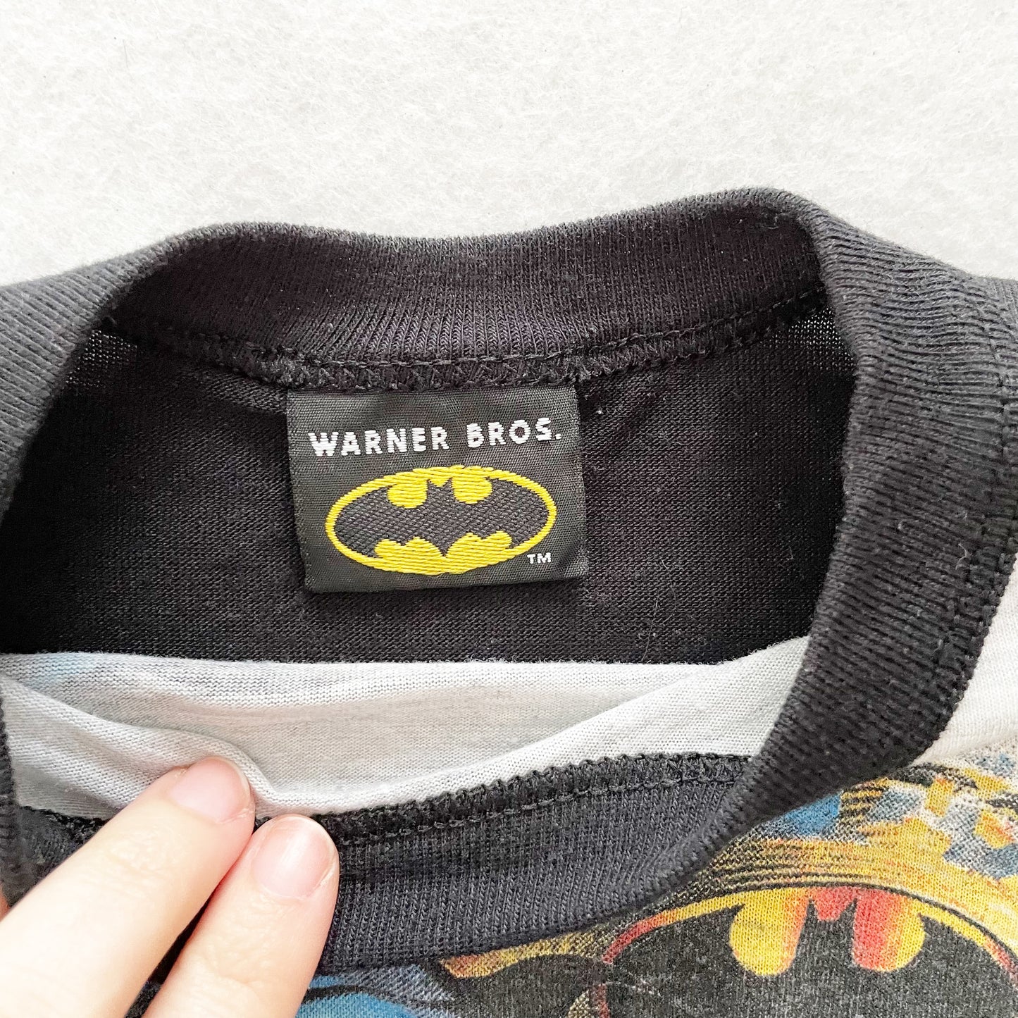 Vintage Batman Pajama Top - Yellow Clover Vintage Kids Clothes