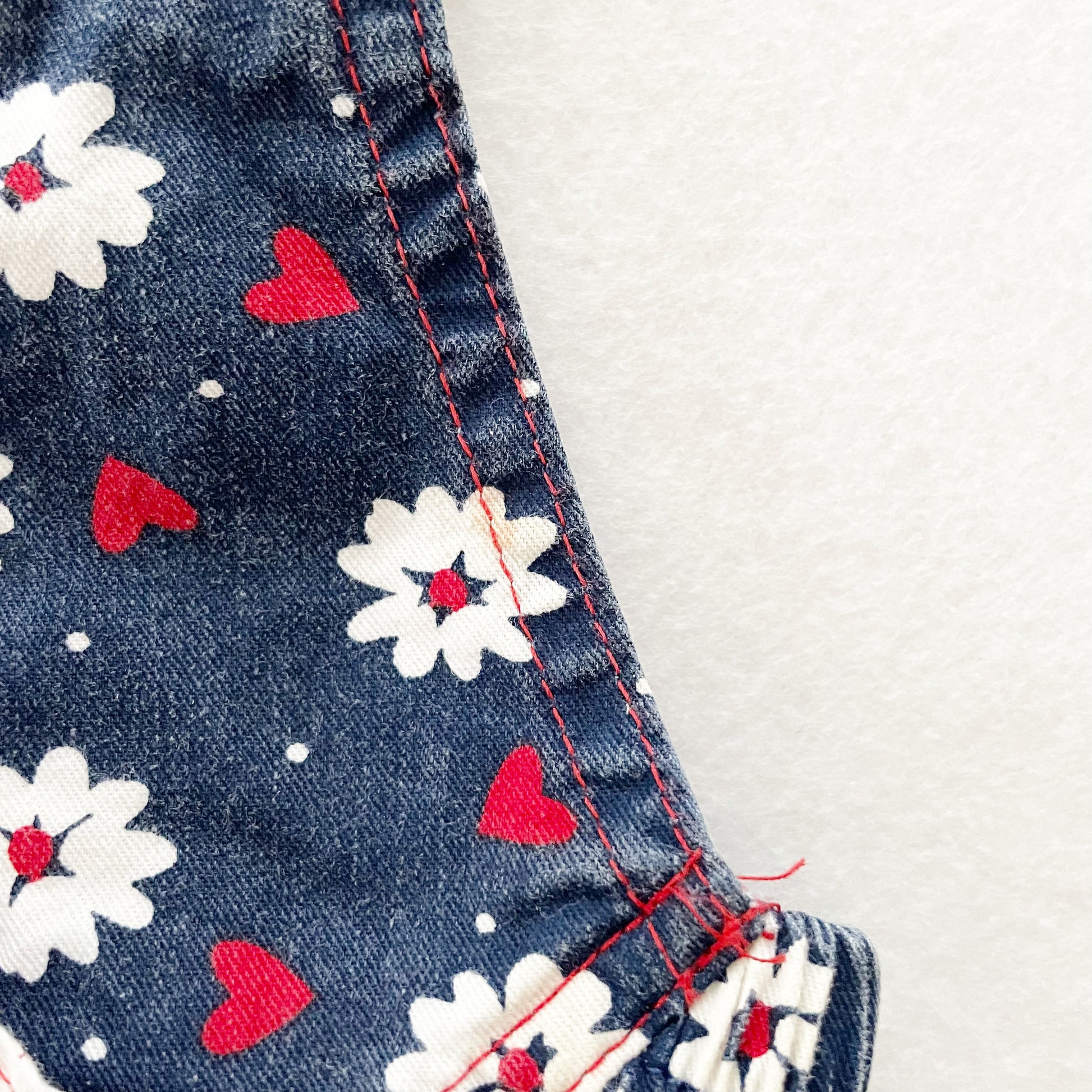 Baby B’gosh Cross Front Daisy Overalls - Yellow Clover Vintage Kids Clothes