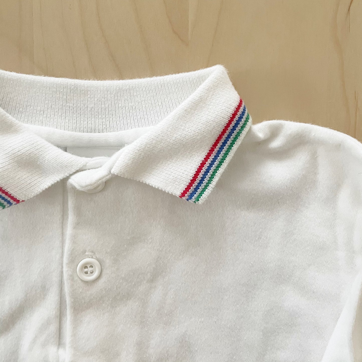 OshKosh Classic Long Sleeve Polo - Yellow Clover Vintage Kids Clothes