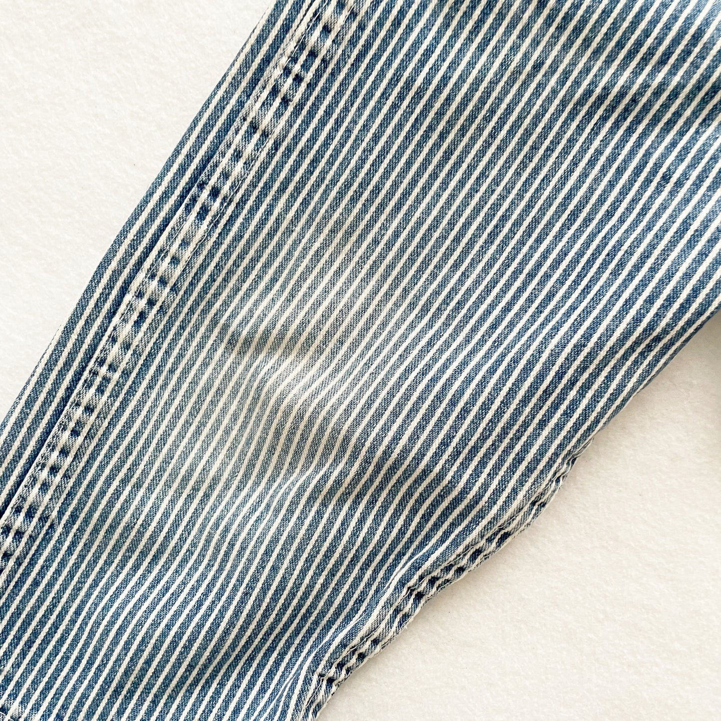OshKosh Hickory Stripe Denim Overalls