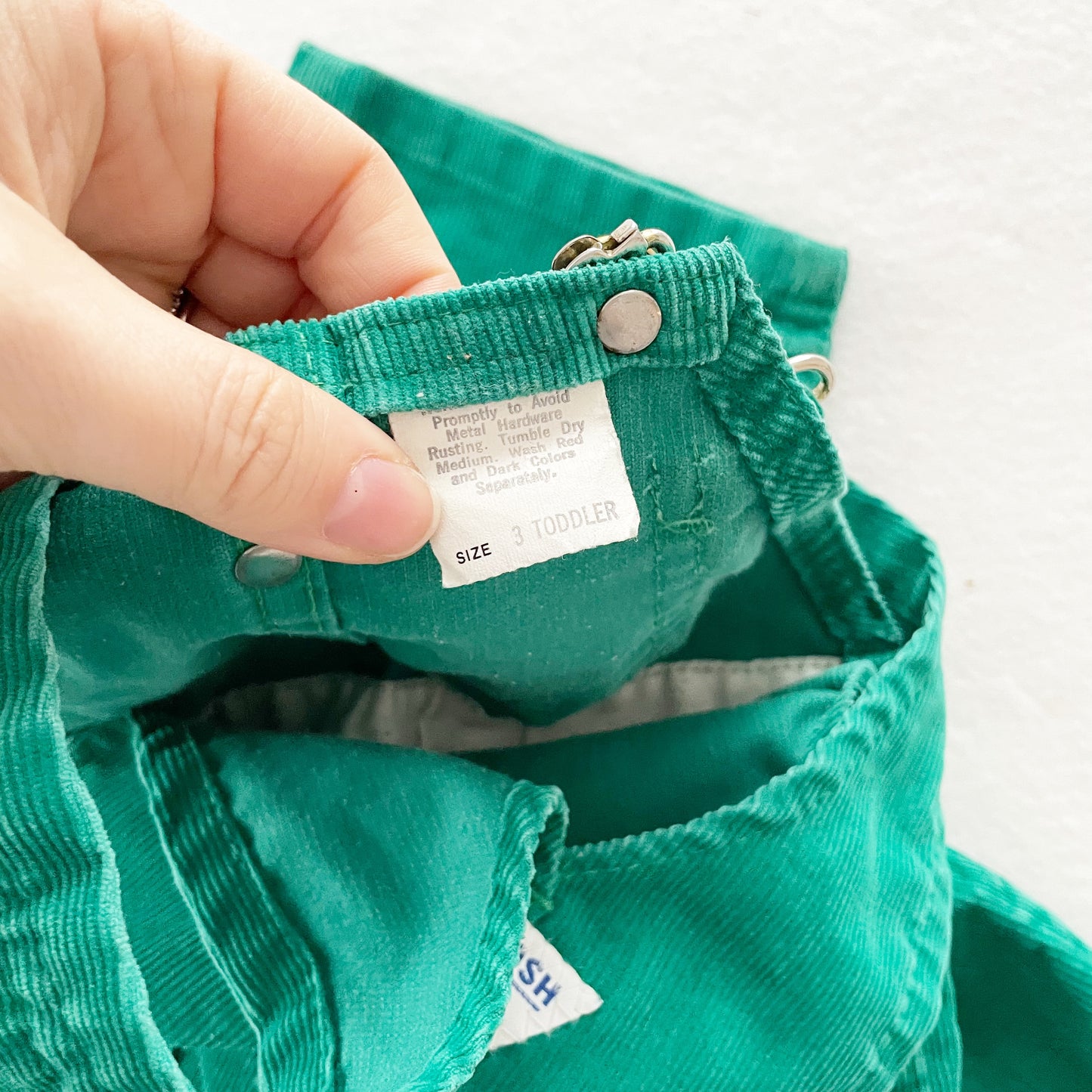 OshKosh Emerald Green Cord Overalls
