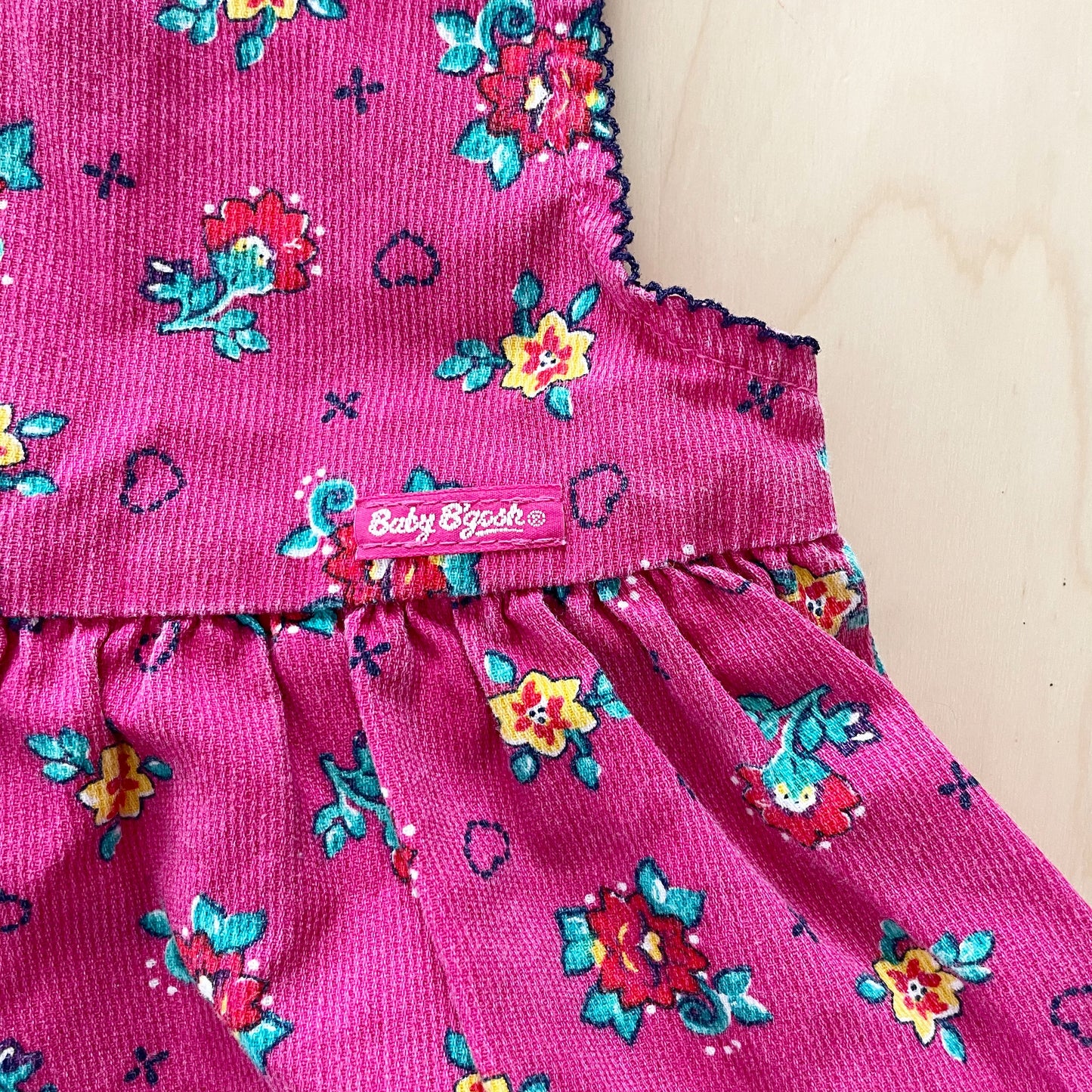Vintage Baby B’gosh Floral Dress - Yellow Clover Vintage Kids Clothes