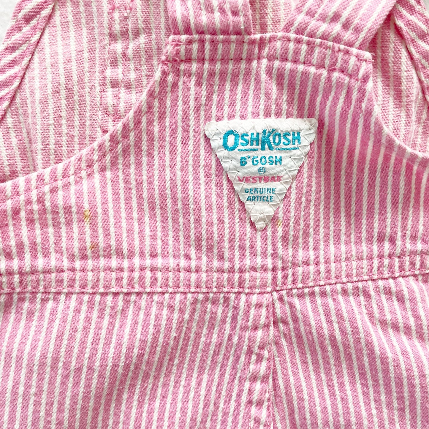 OshKosh Hickory Stripe Shortalls