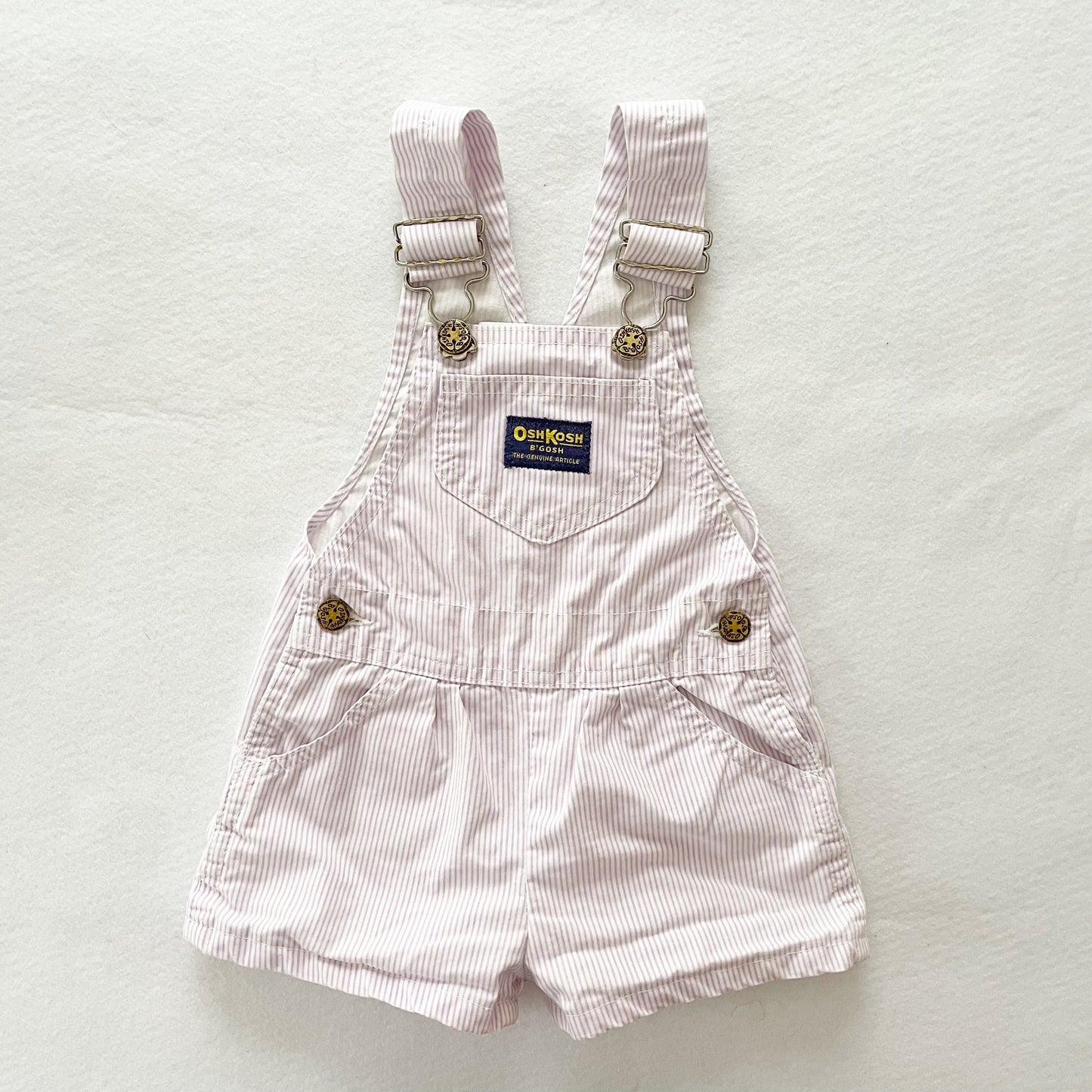 OshKosh Light Purple Stripe Shortalls