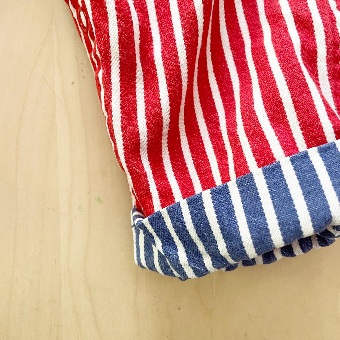 OshKosh Sweats Striped Patch Overalls - Yellow Clover Vintage Kids Clothes