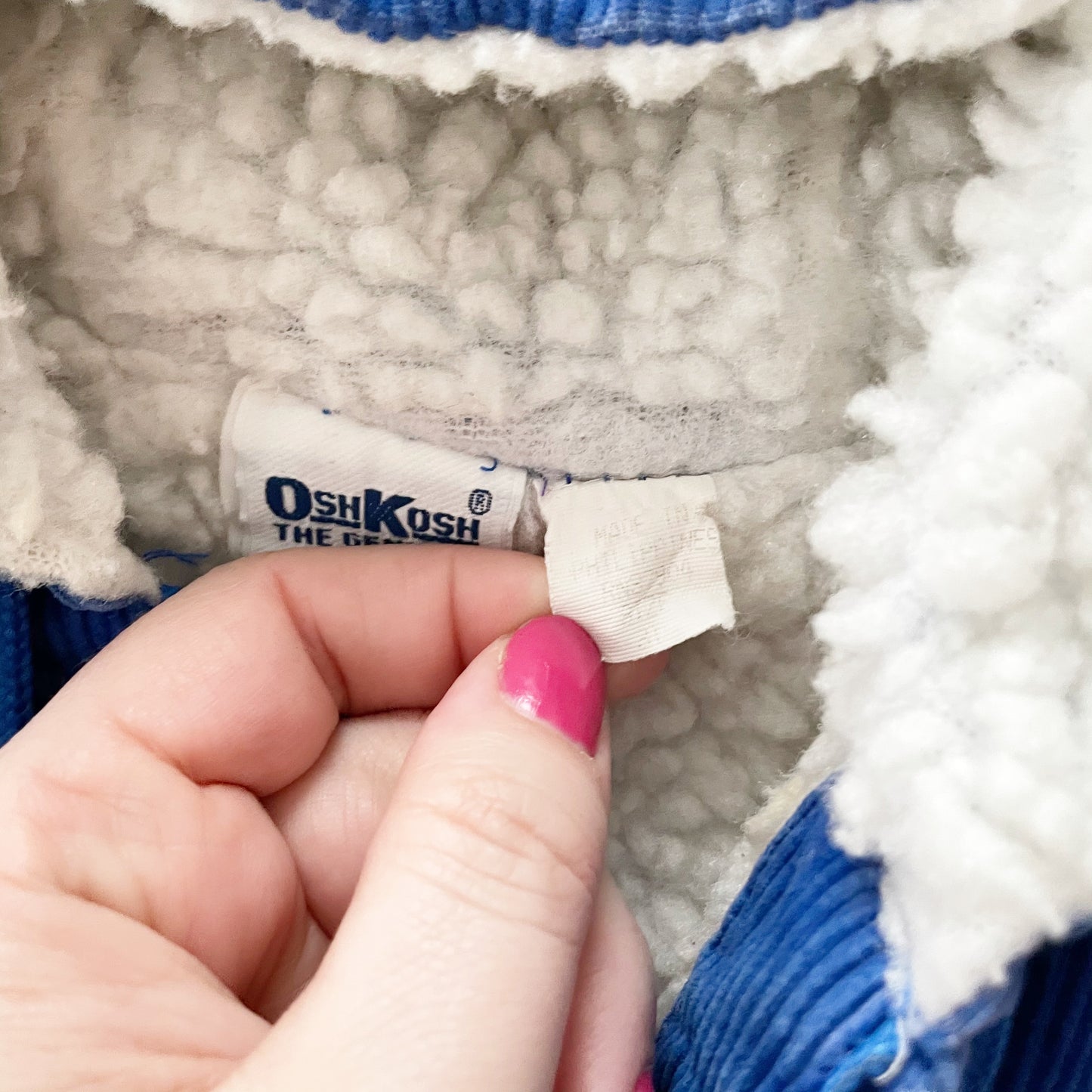 OshKosh Cord Sherpa Jacket