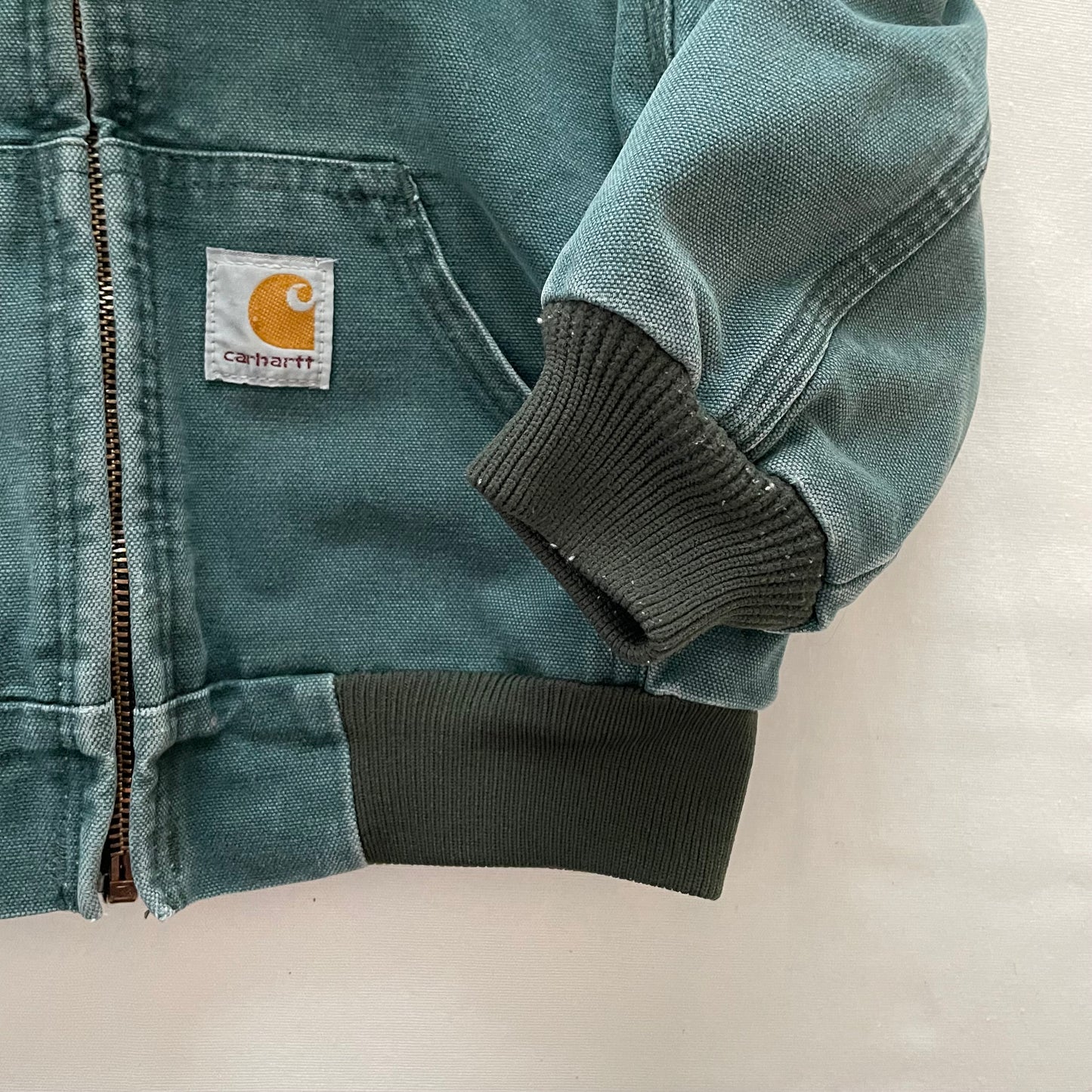 Carhartt Green Work Coat • 2T - Yellow Clover Vintage Kids Clothes