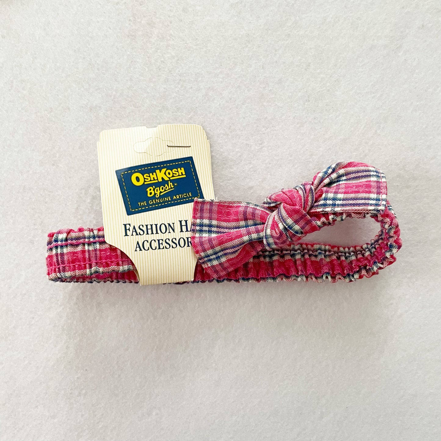 OshKosh Pink Plaid Headband