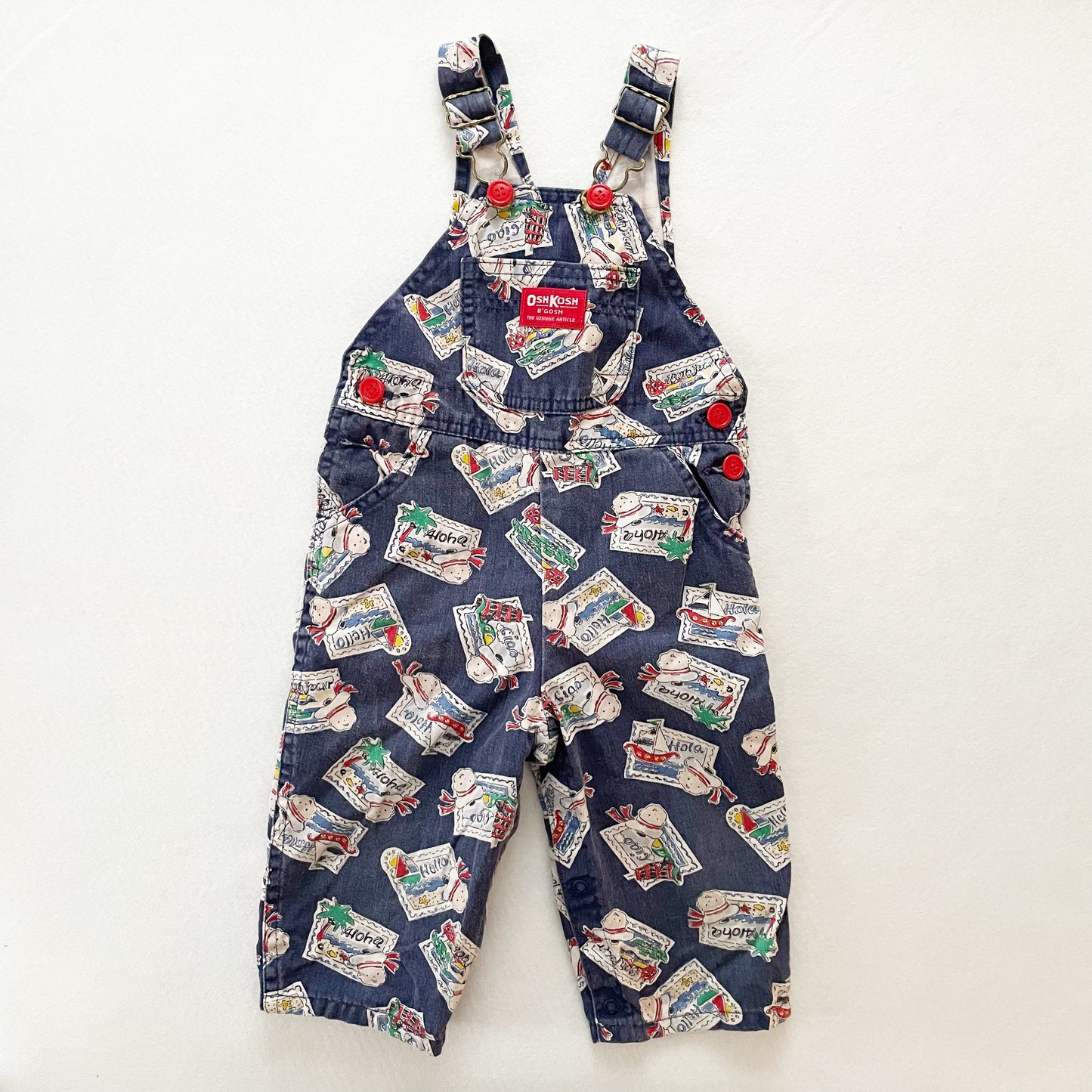 OshKosh Travel Postcards Overalls