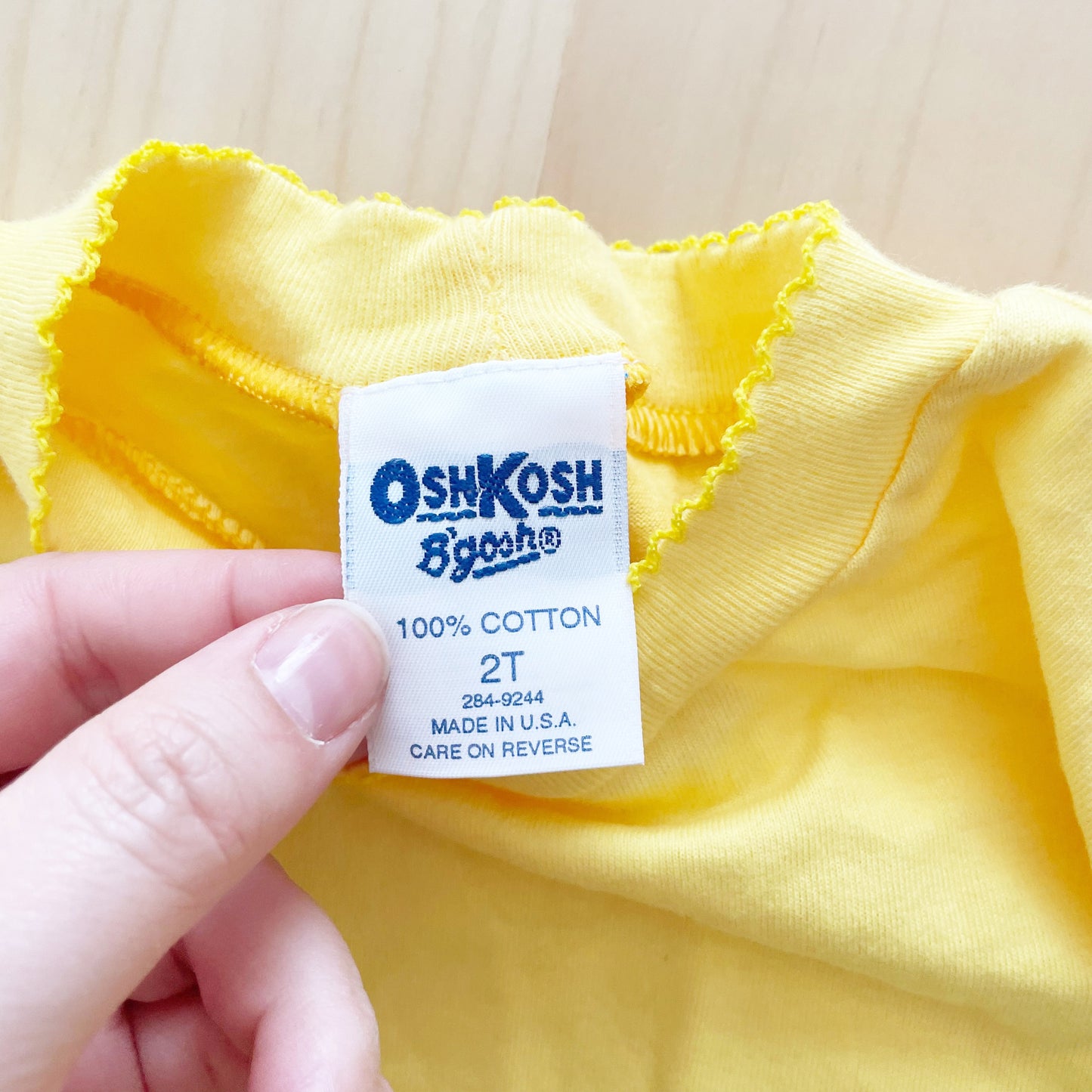 OshKosh Yellow Floral Layer Top - Yellow Clover Vintage Kids Clothes