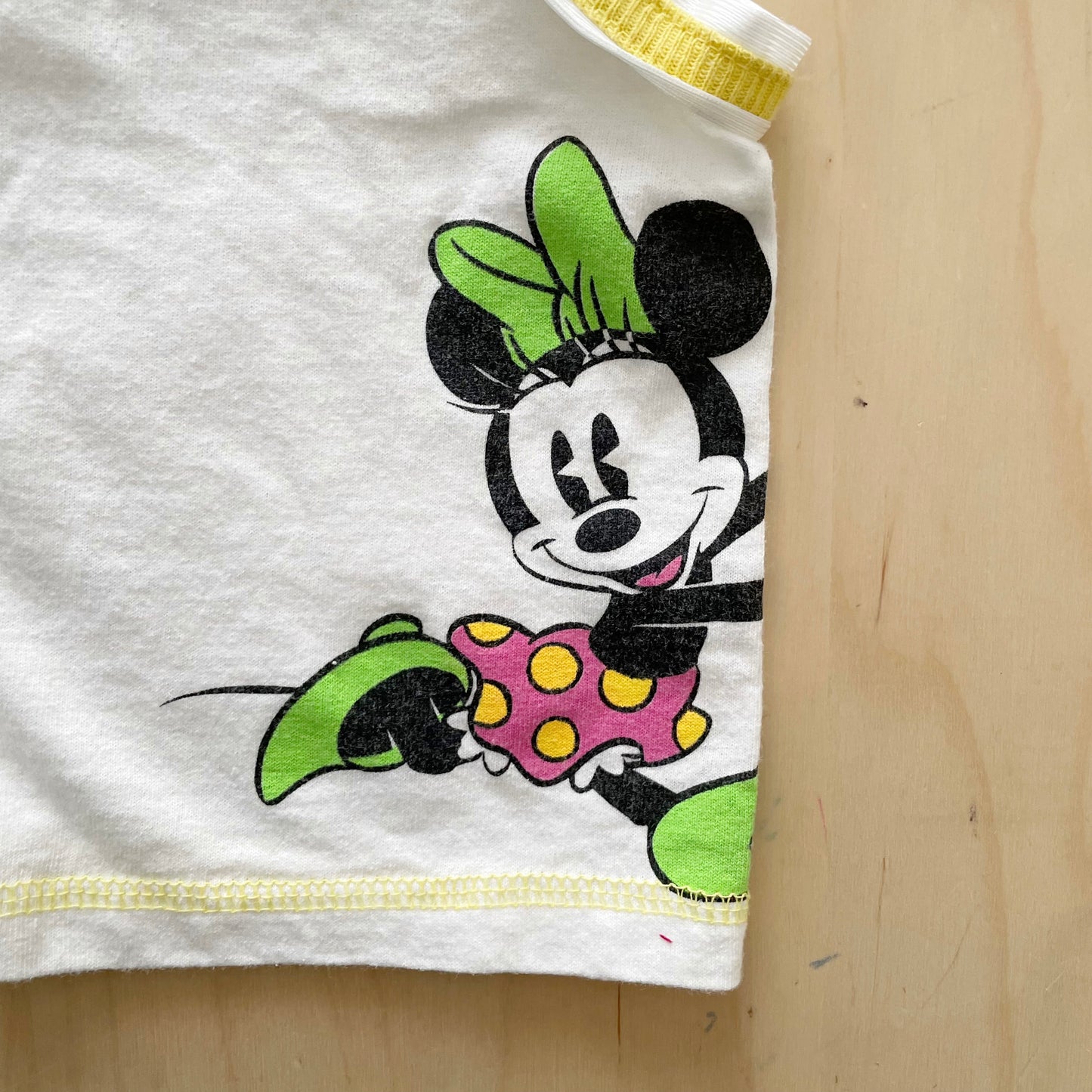 Mickey & Co. Cropped Tank Top - Yellow Clover Vintage Kids Clothes