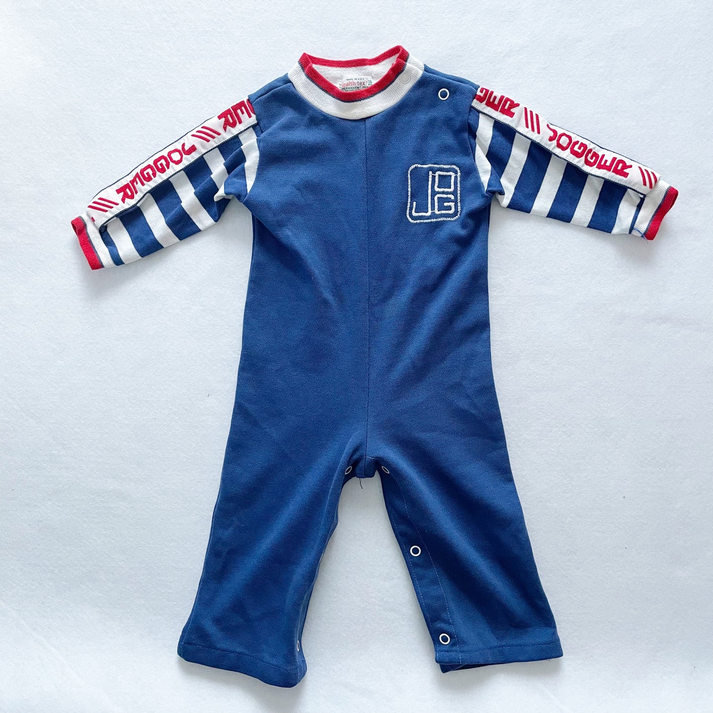 Vintage Healthtex Jogger Baby Jumpsuit Romper