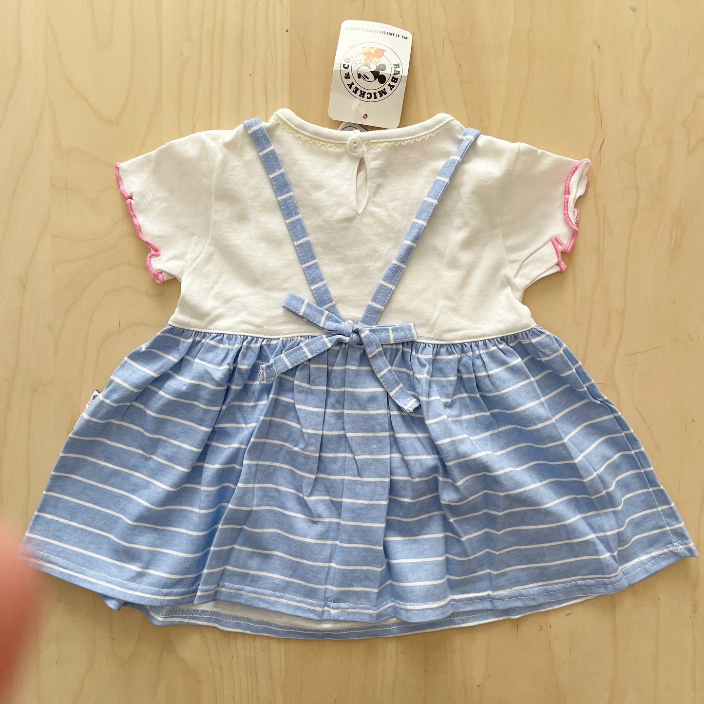 New Old Stock Baby Mickey & Co. Dress - Yellow Clover Vintage Kids Clothes